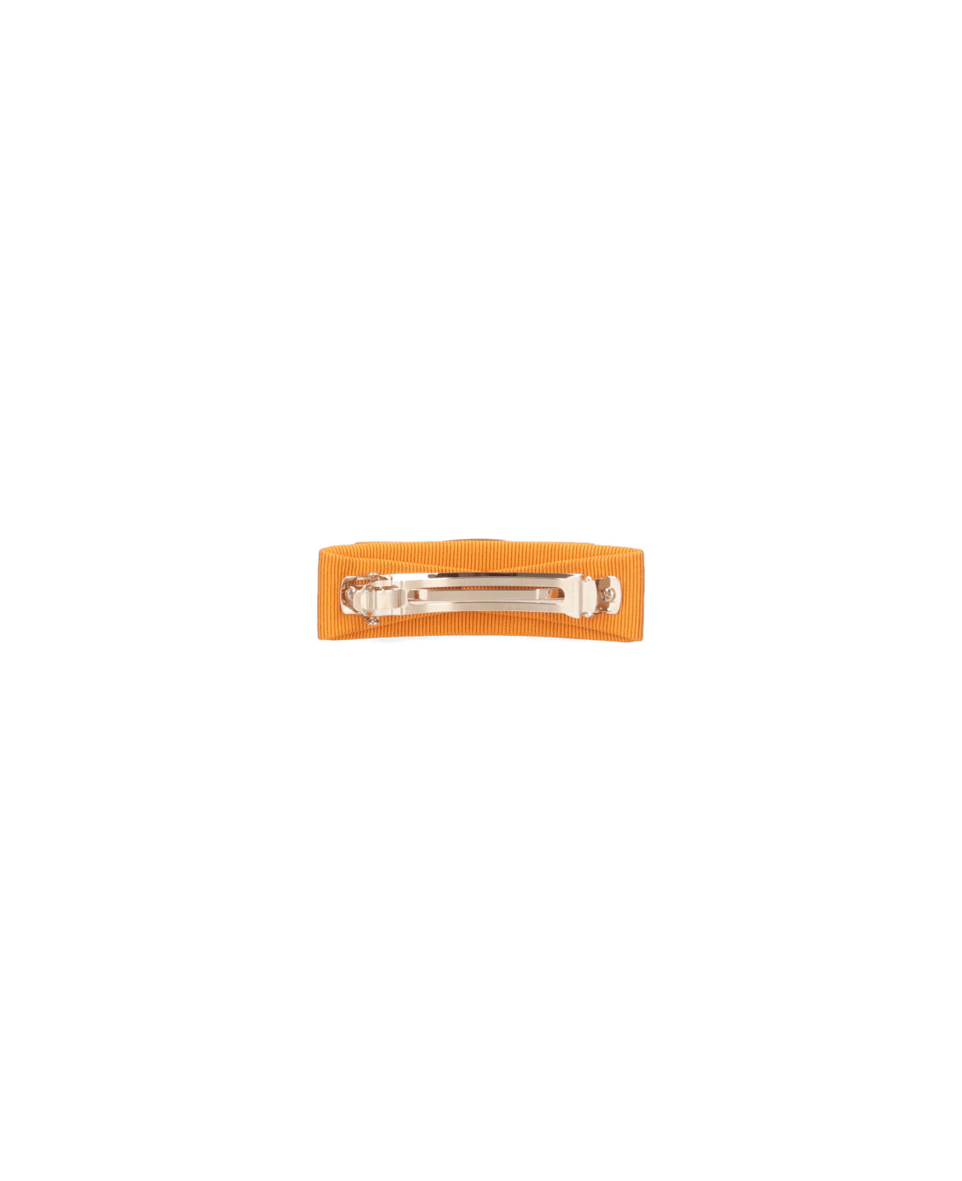 Ferragamo 'vara' Grosgrain Clasp - Orange