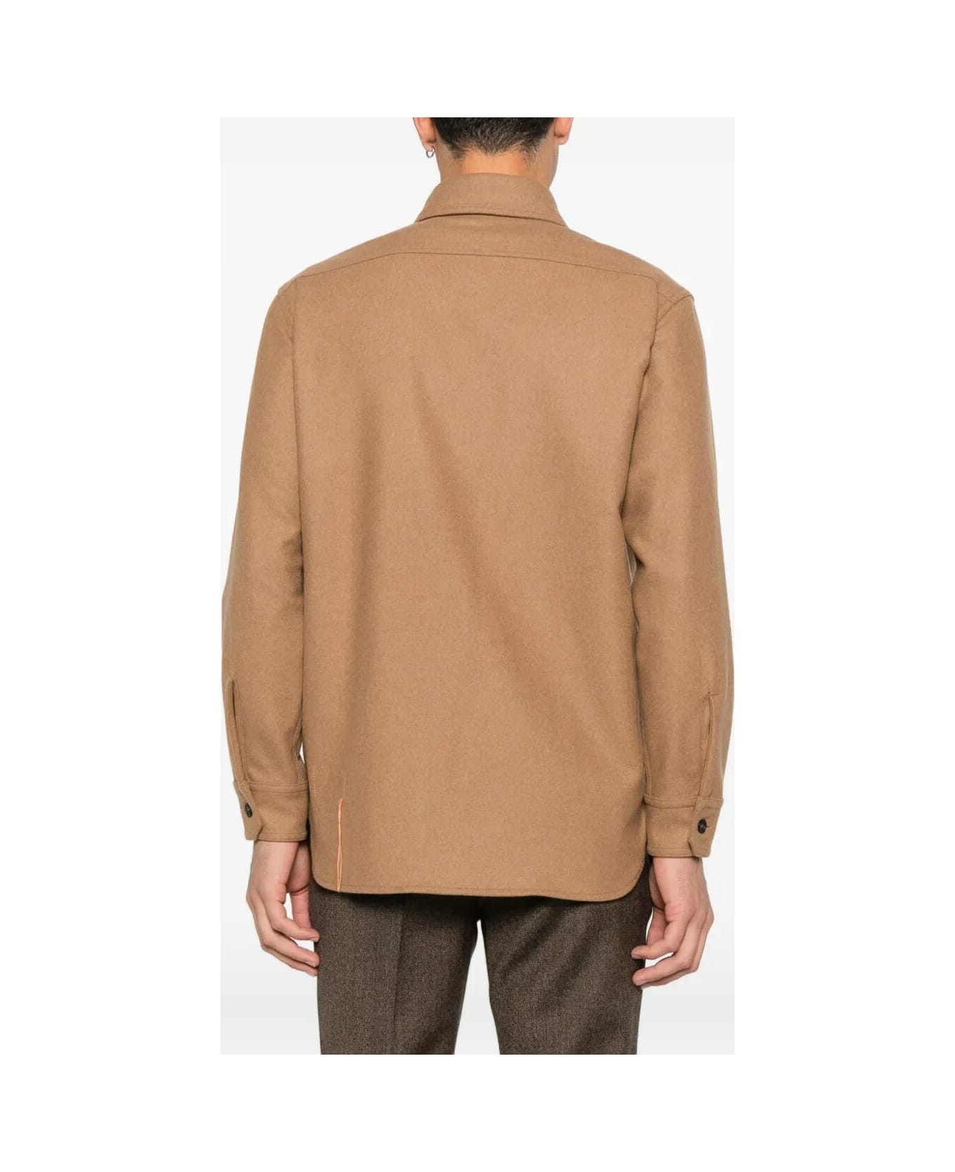 Fortela Wool Overshirt - Cam
