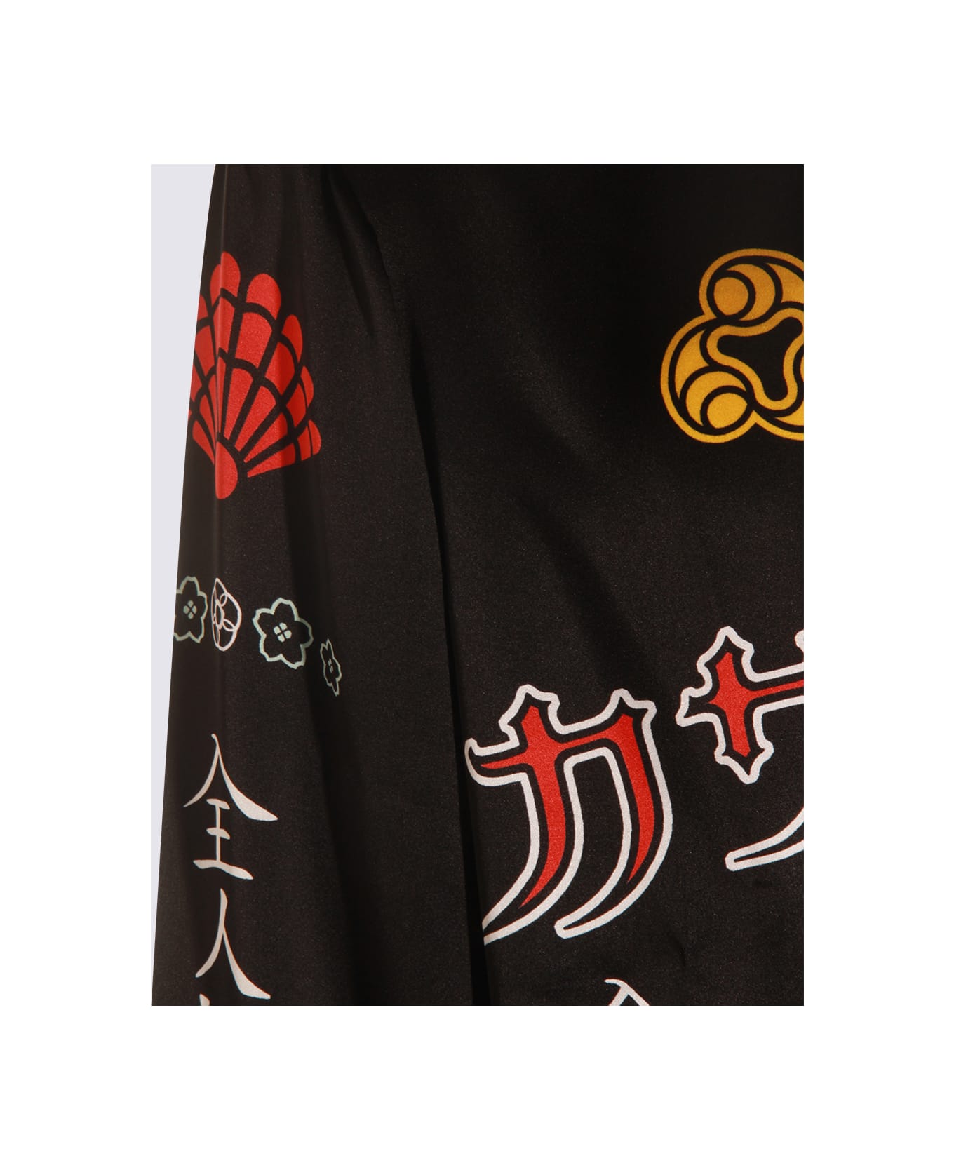 Casablanca Black Silk Shirt - Black