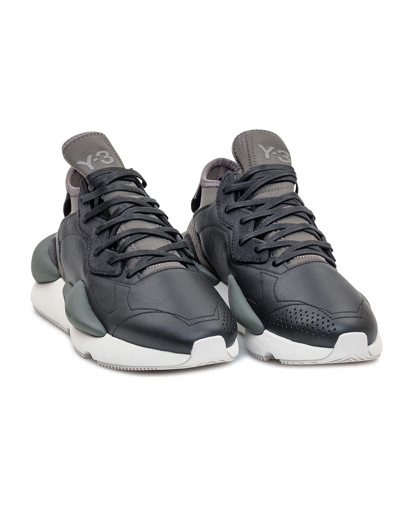 Y-3 Kaiwa Sneaker - BLACK/CINDER