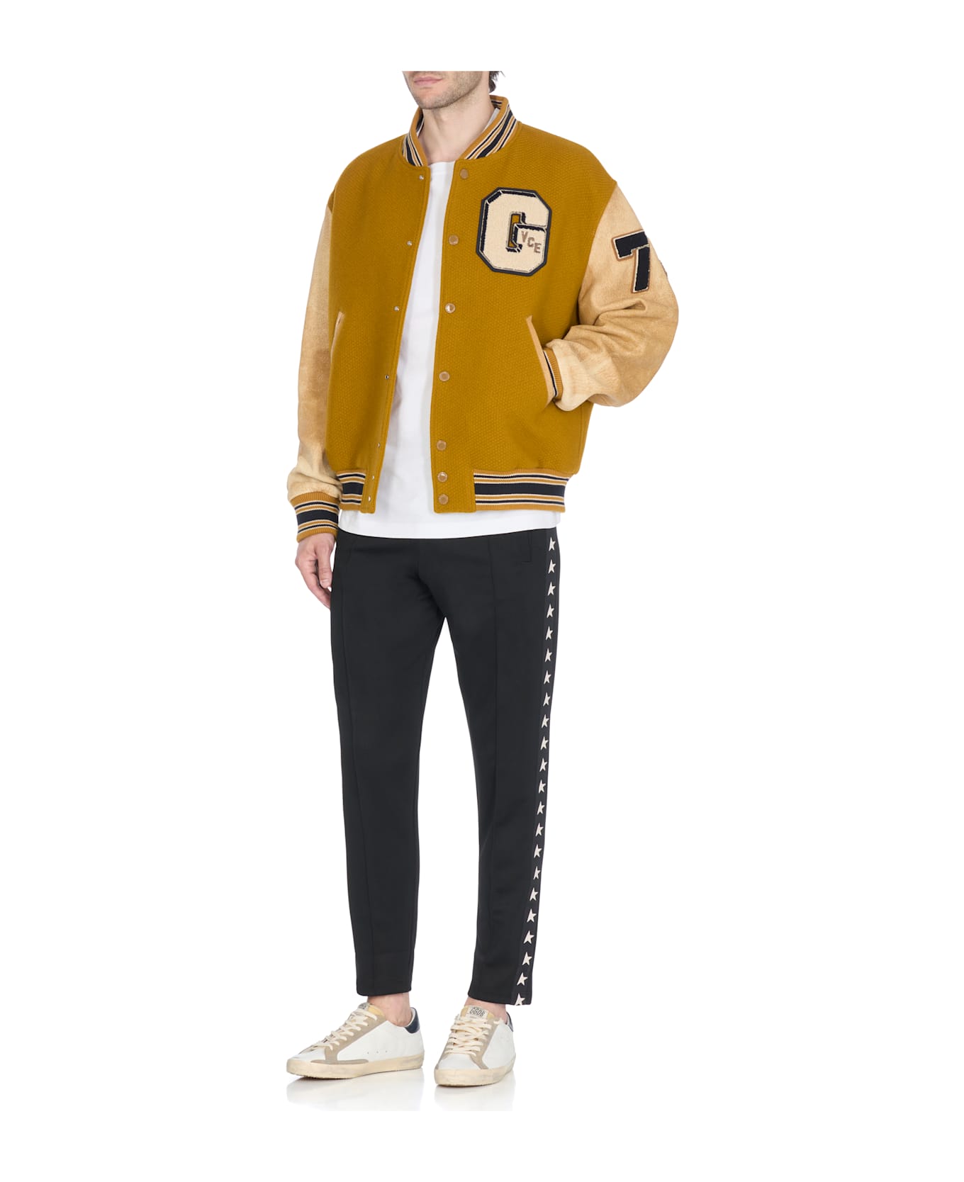 Golden Goose Pants With Logo - Black