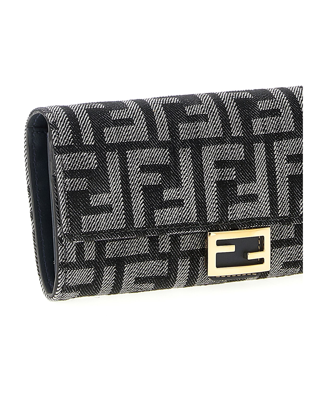 Fendi 
baguette
 Chain Wallet - Black   財布