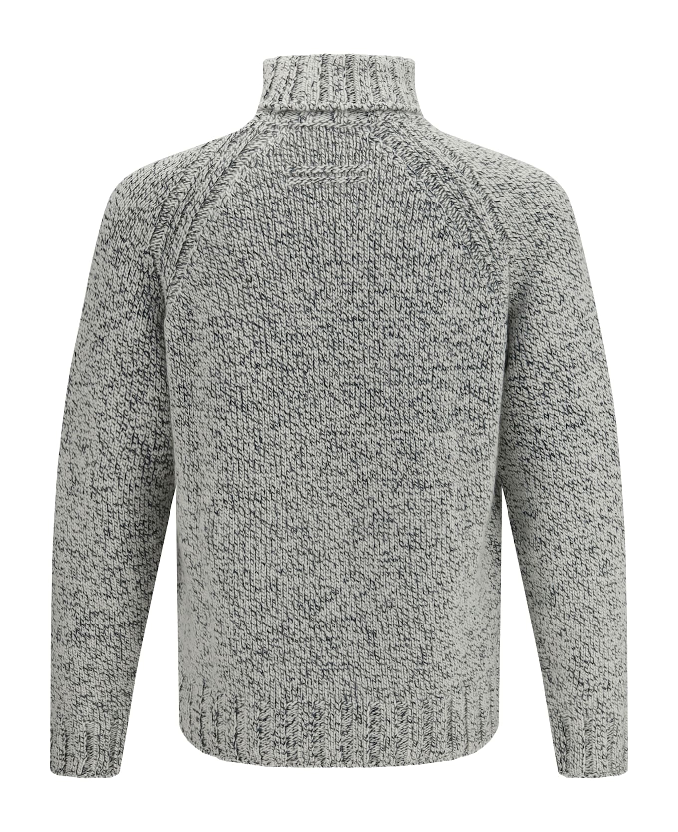 Zegna Cashmere And Wool Turtleneck Sweater