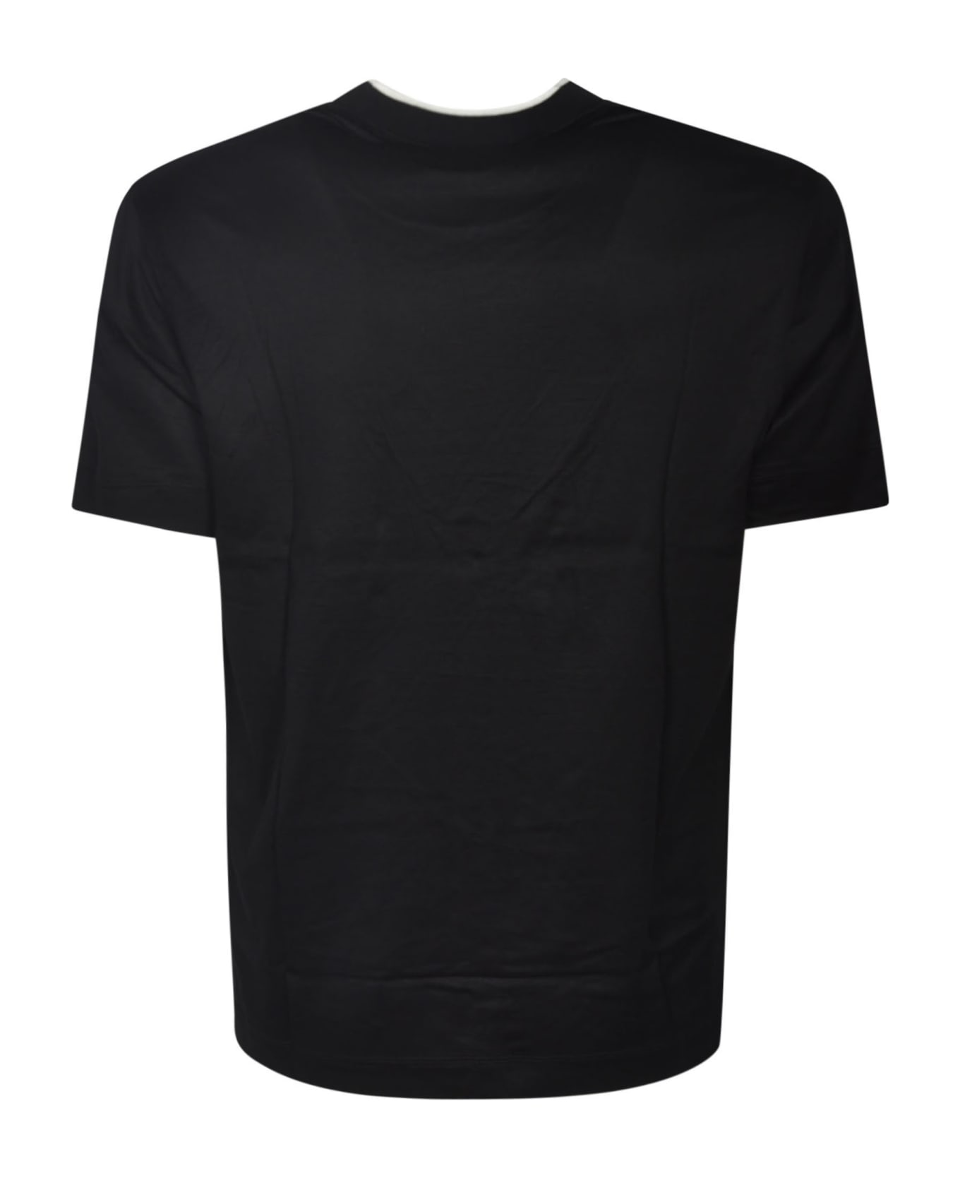 Emporio Armani Round Neck Logo T-shirt - Eagle Black