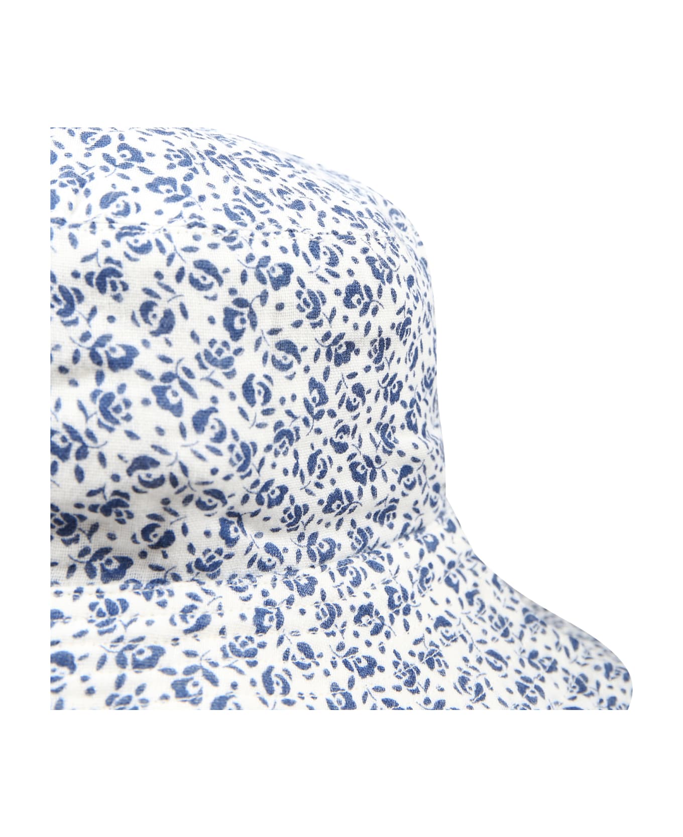Petit Bateau White Cloche For Girl With Flowers - White