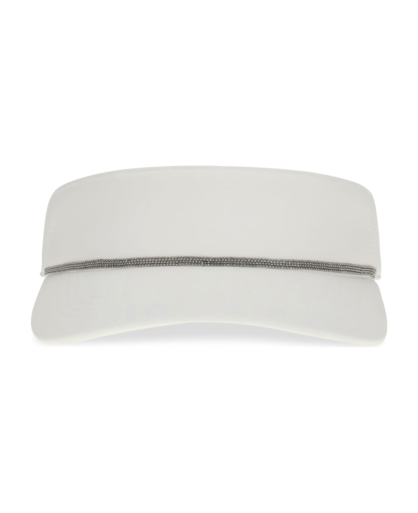 Brunello Cucinelli Nylon Visor With Shiny Band