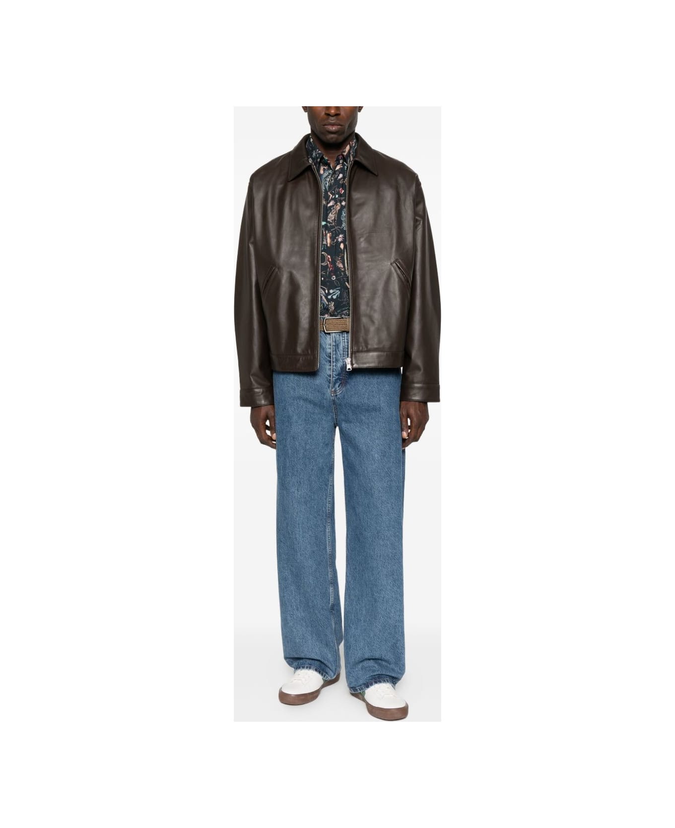 Paul Smith Printed Cotton Shirt - Blue