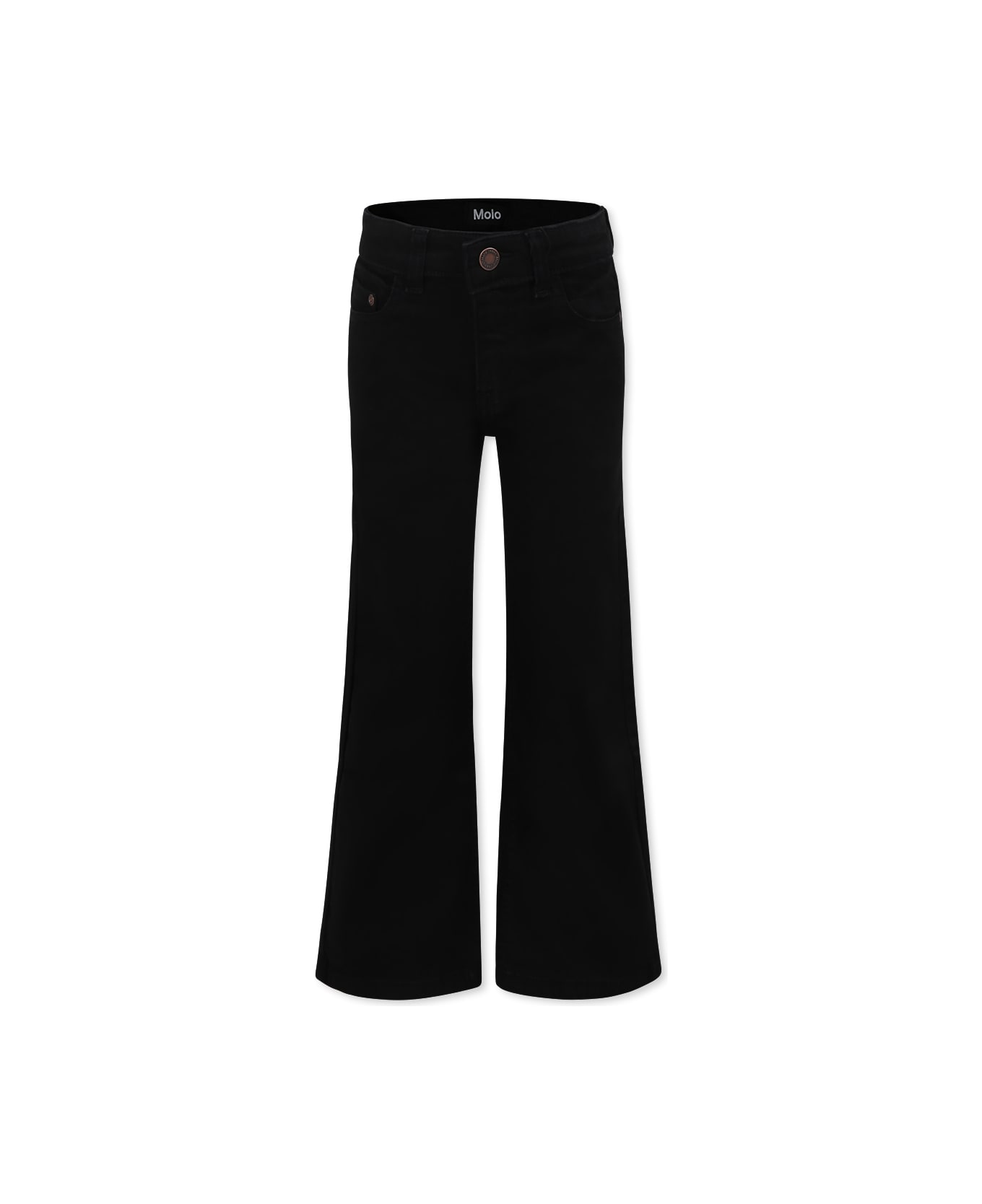 Molo Black Jeans For Girl - Black