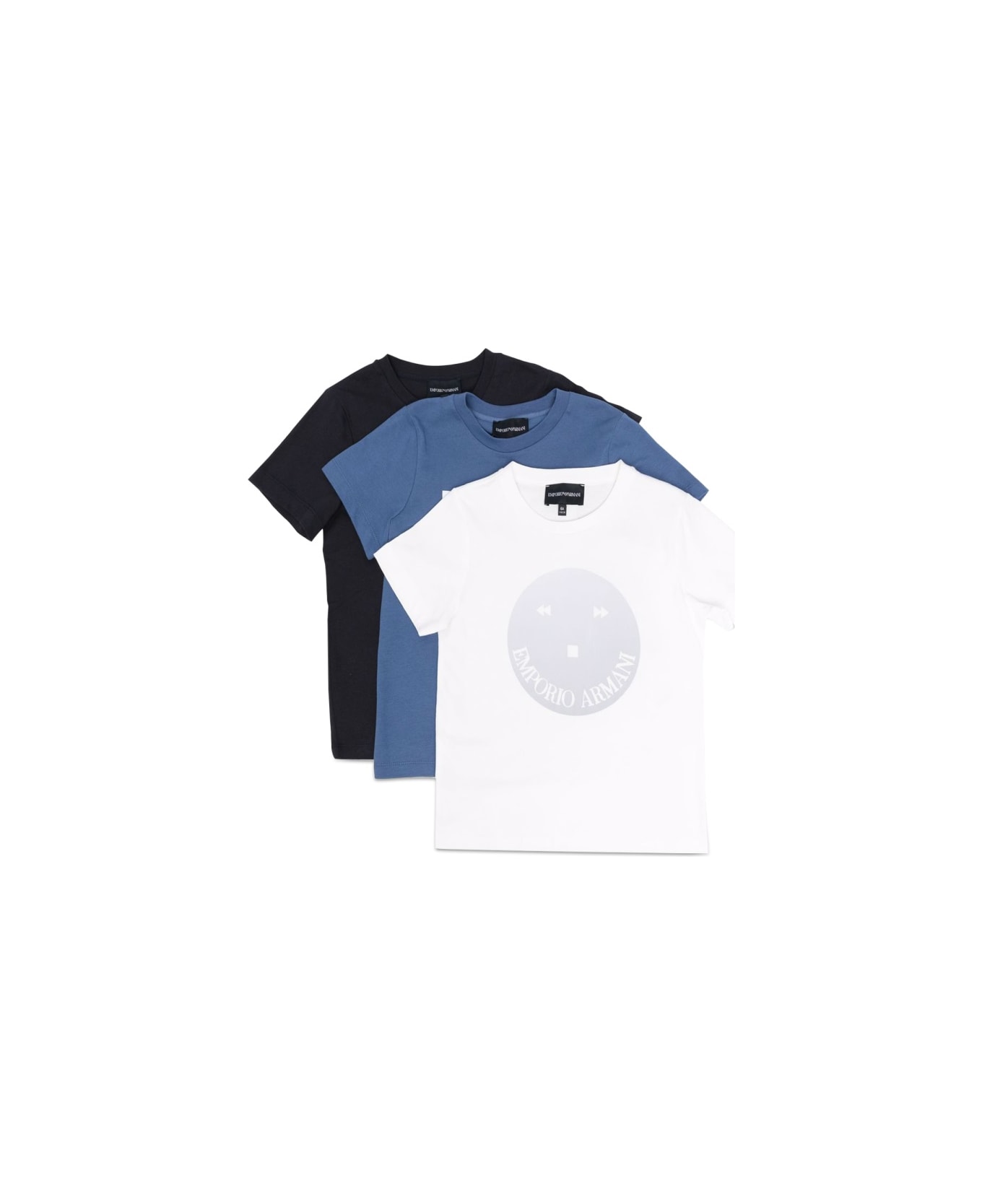 Emporio Armani Set T-shirt - BLUE スーツ