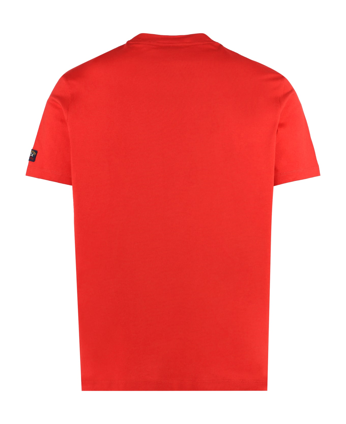 Paul&Shark Logo Cotton T-shirt - red