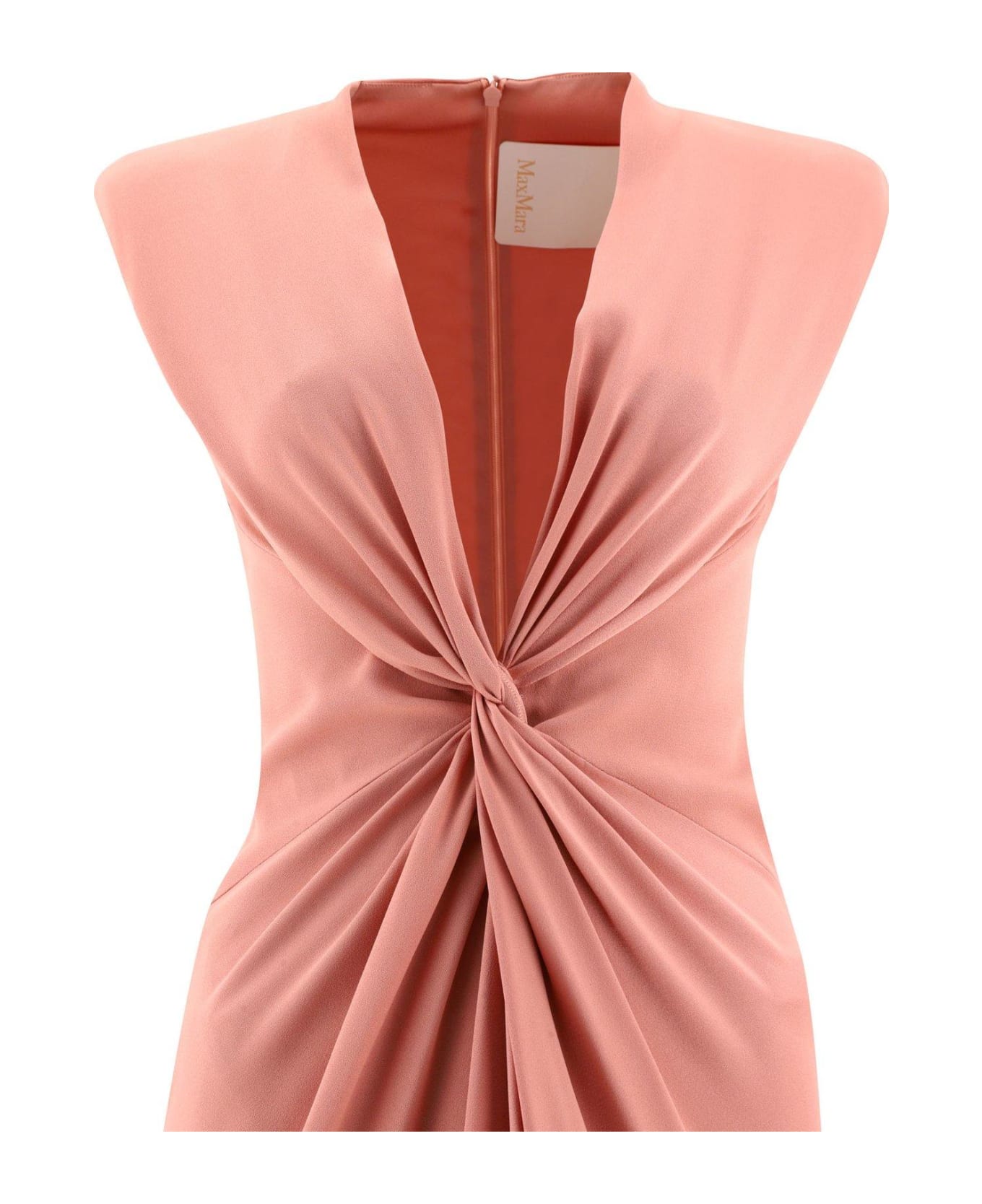 Max Mara Pilard Vneck Sleeveless Dress italist