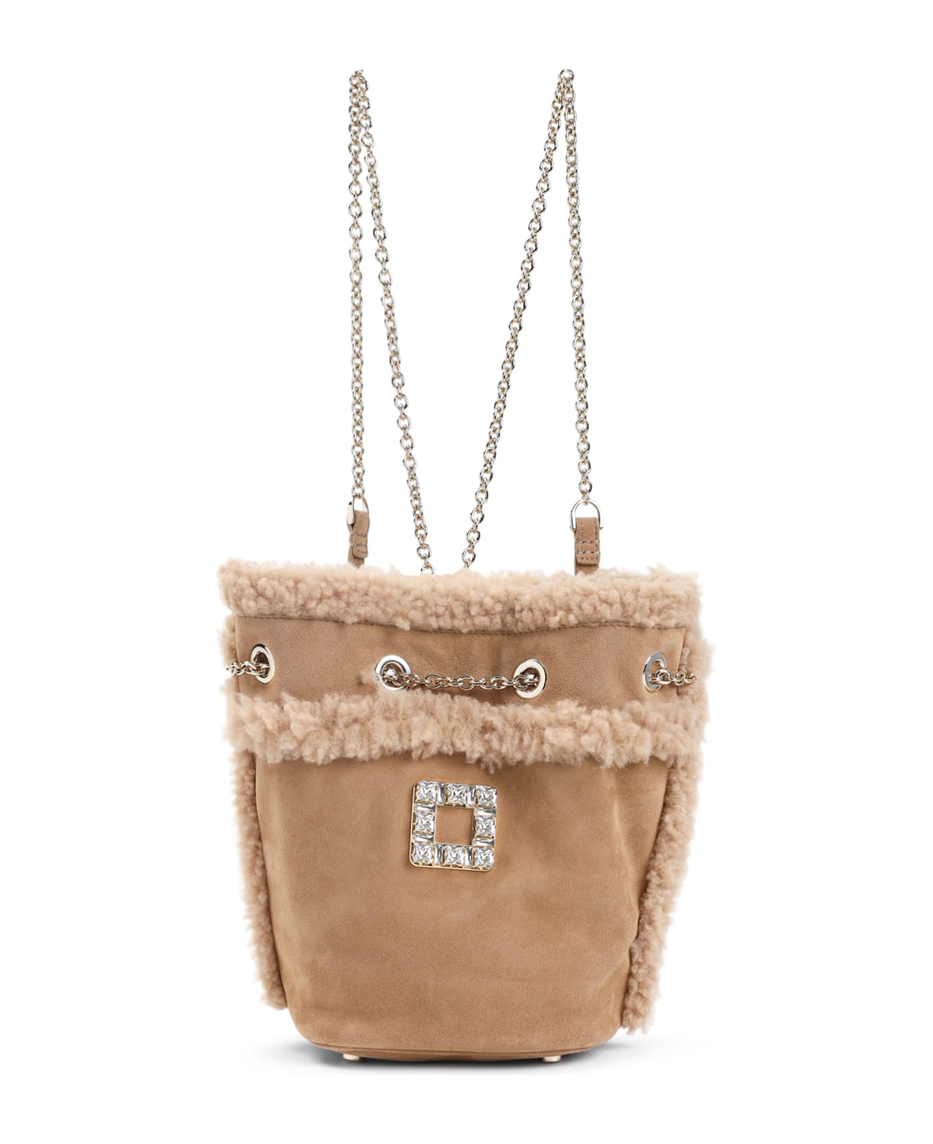 Roger Vivier Tres Vivier Backpack - Tabacco