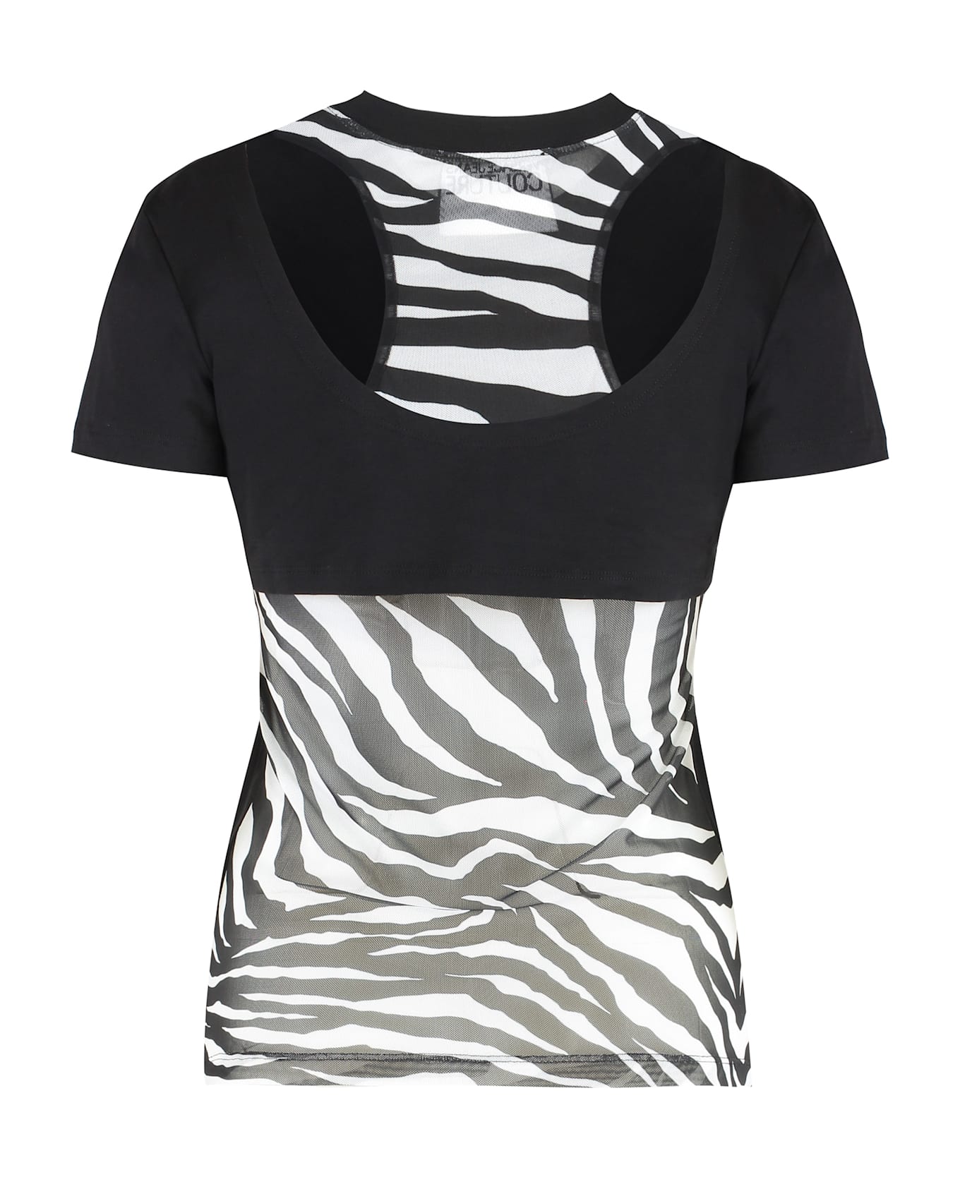 Versace Jeans Couture Logo Print T-shirt - black
