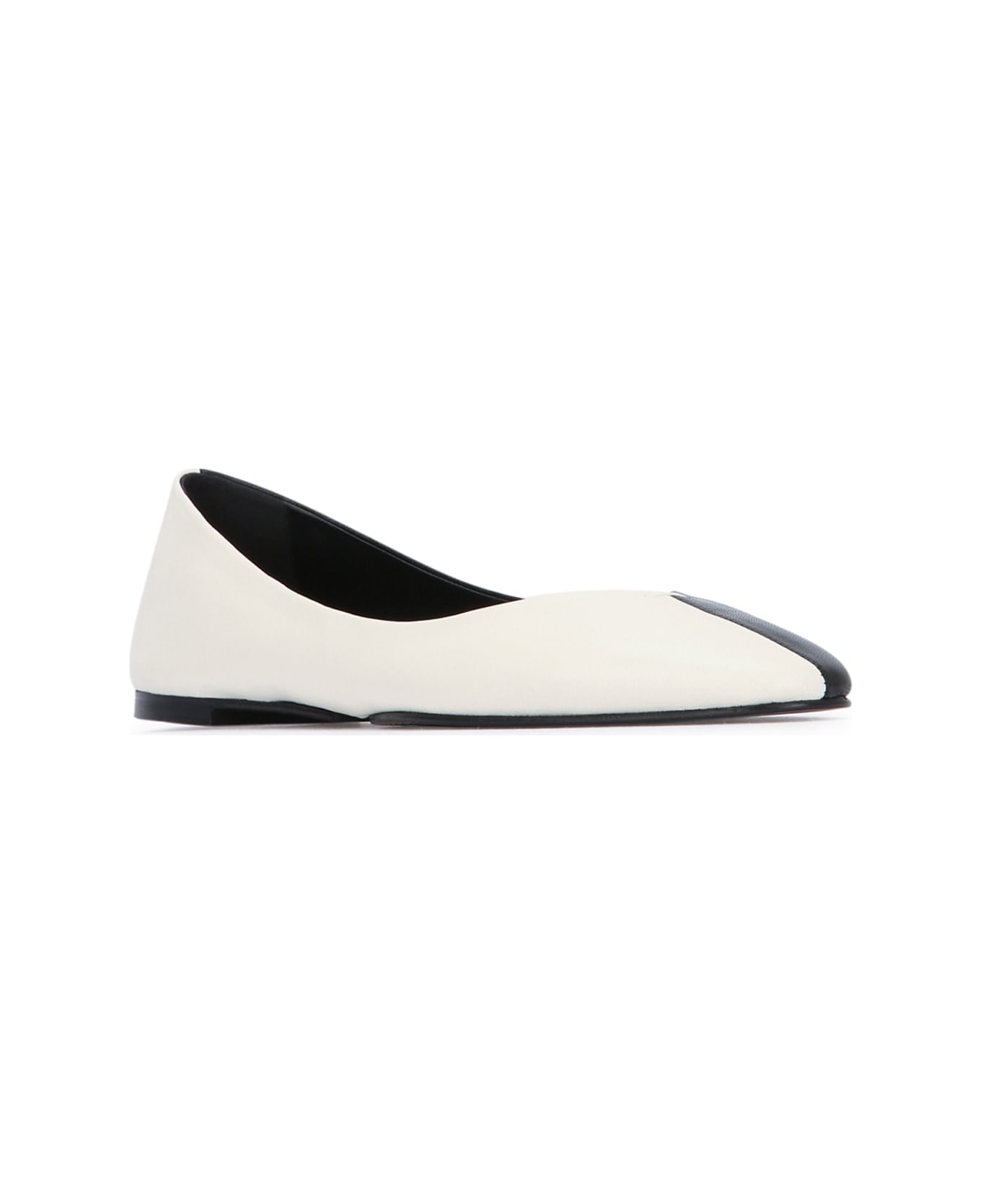 Jacquemus Les Ballerines Ovalo - BLACKWHITE
