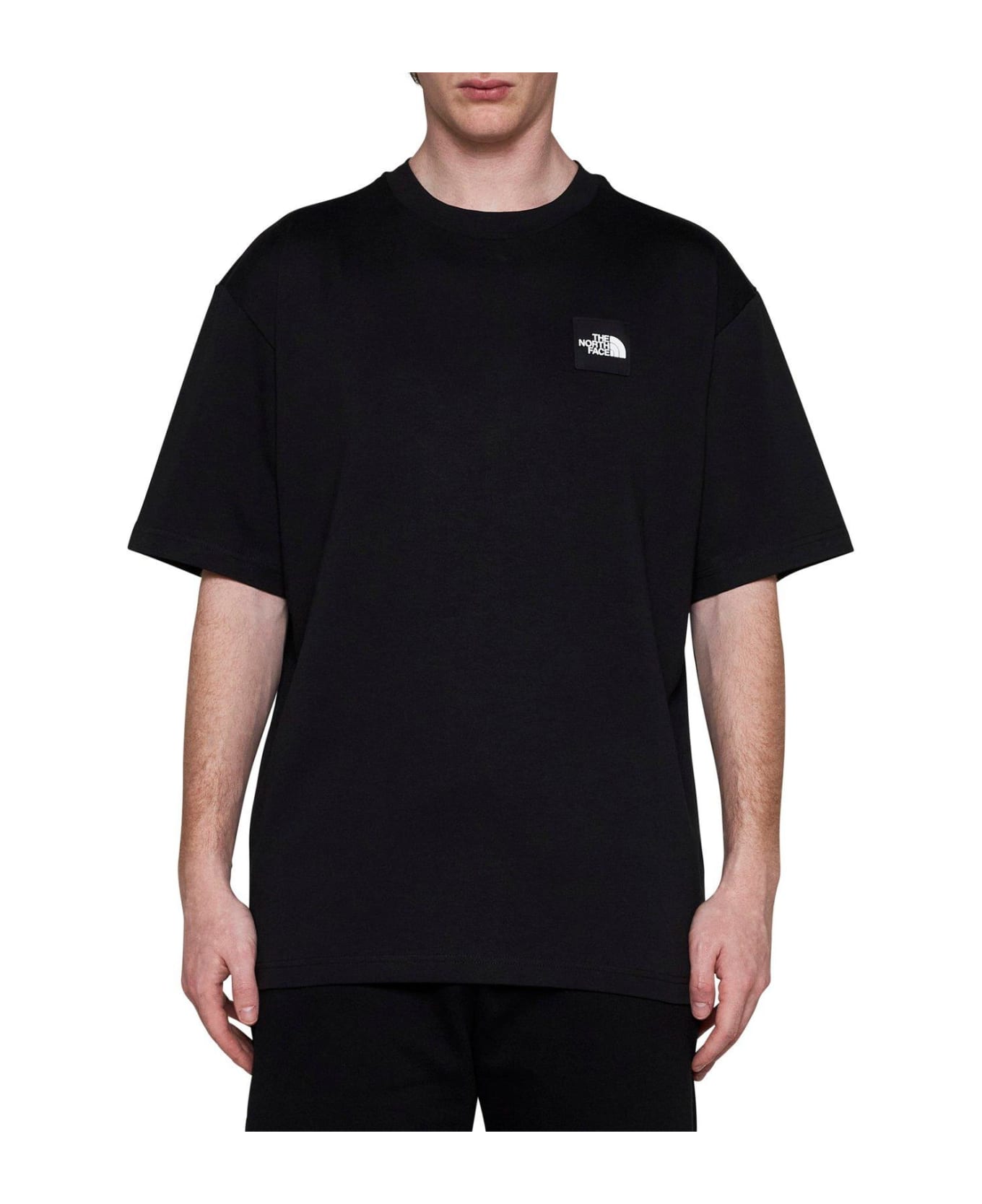 The North Face Logo Patch Crewneck T-shirt - Black