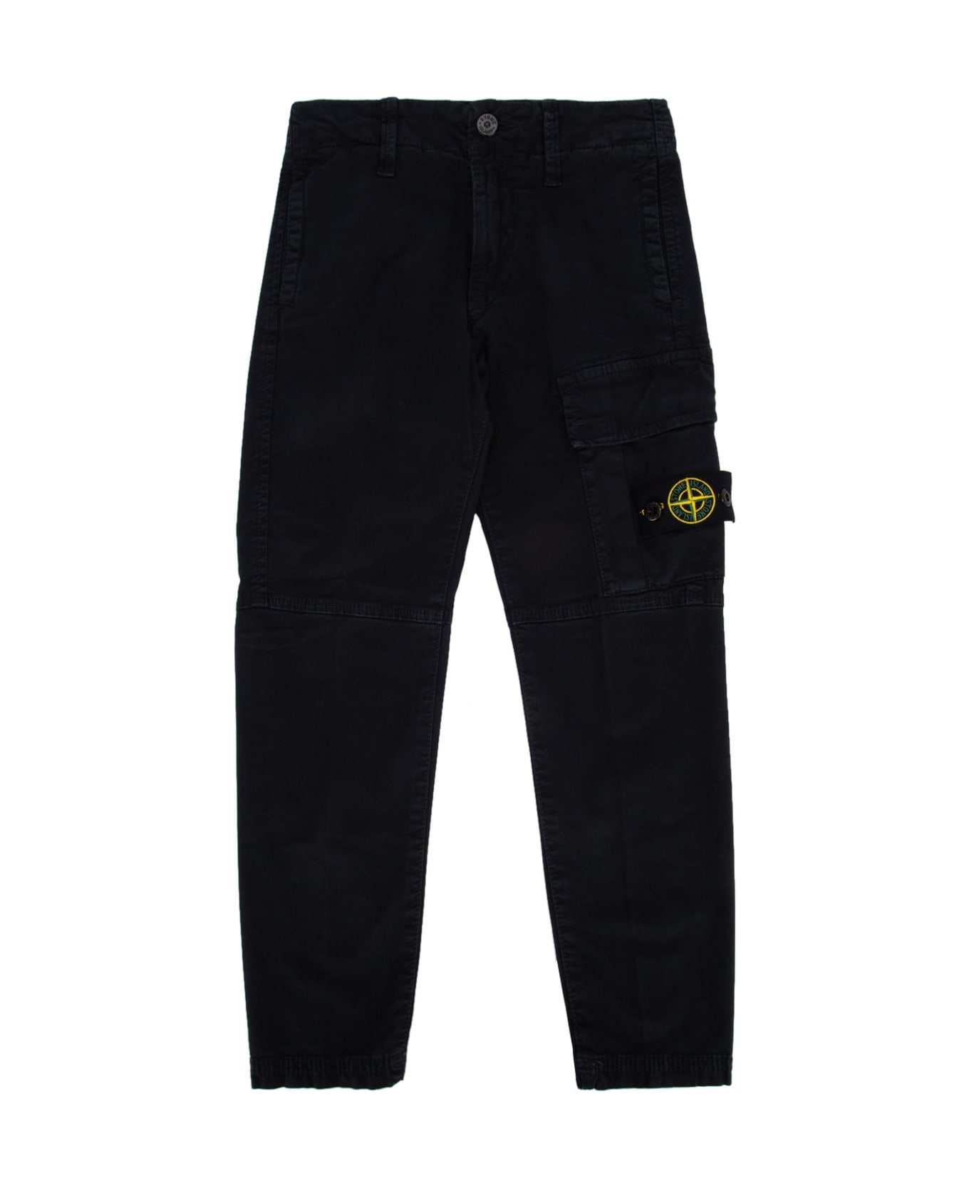 Stone Island Junior Pantalone Slim - NAVYBLUE