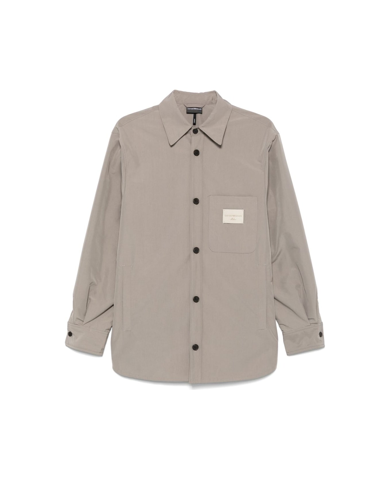 Emporio Armani Logo Shirt - Dove Grey