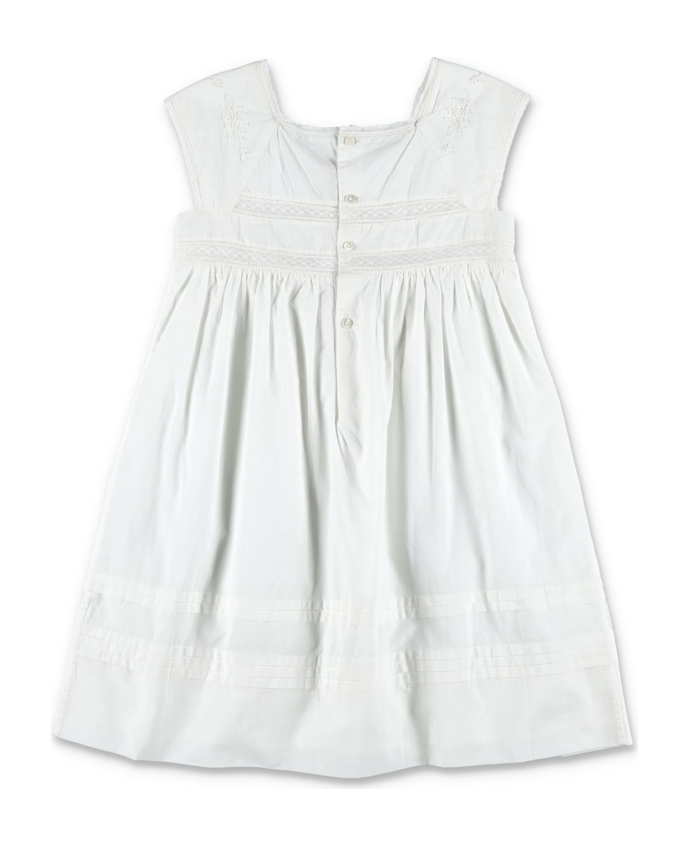 Bonpoint Framboise Dress - WHITE