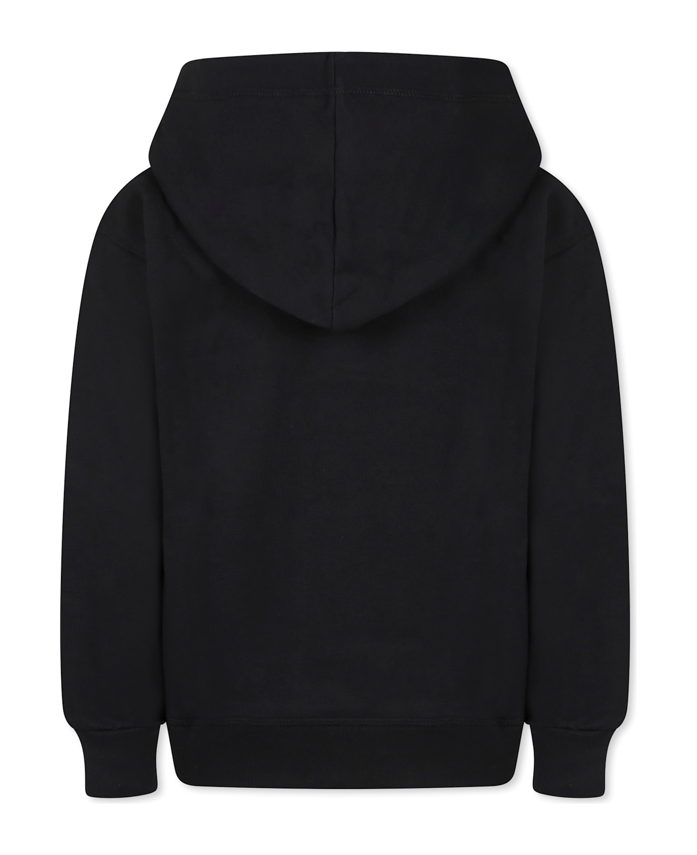 Dsquared2 Black Sweatshirt For Boy With Logo - Black