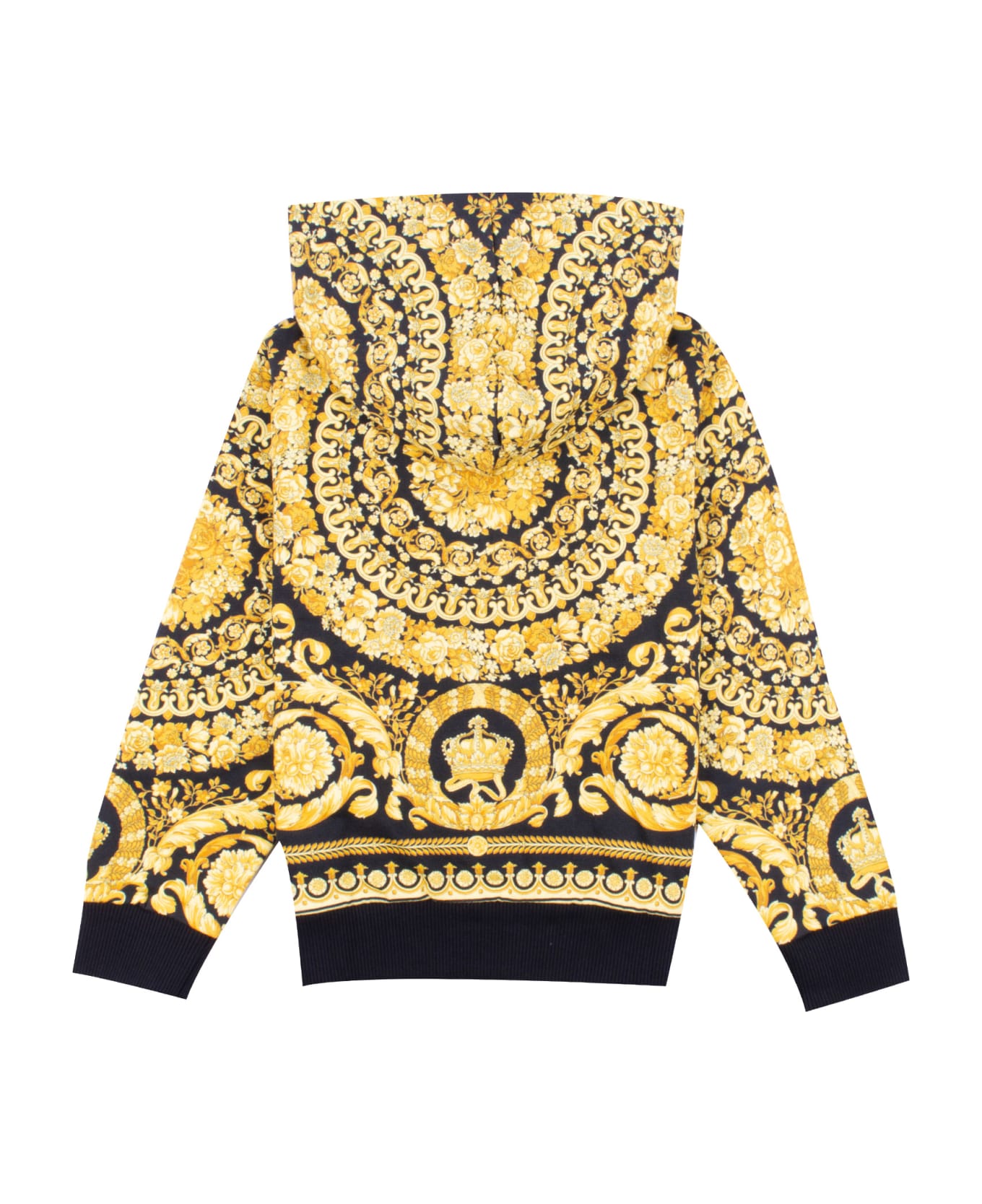 Versace Sweatshirt With Baroque Print - Multicolor