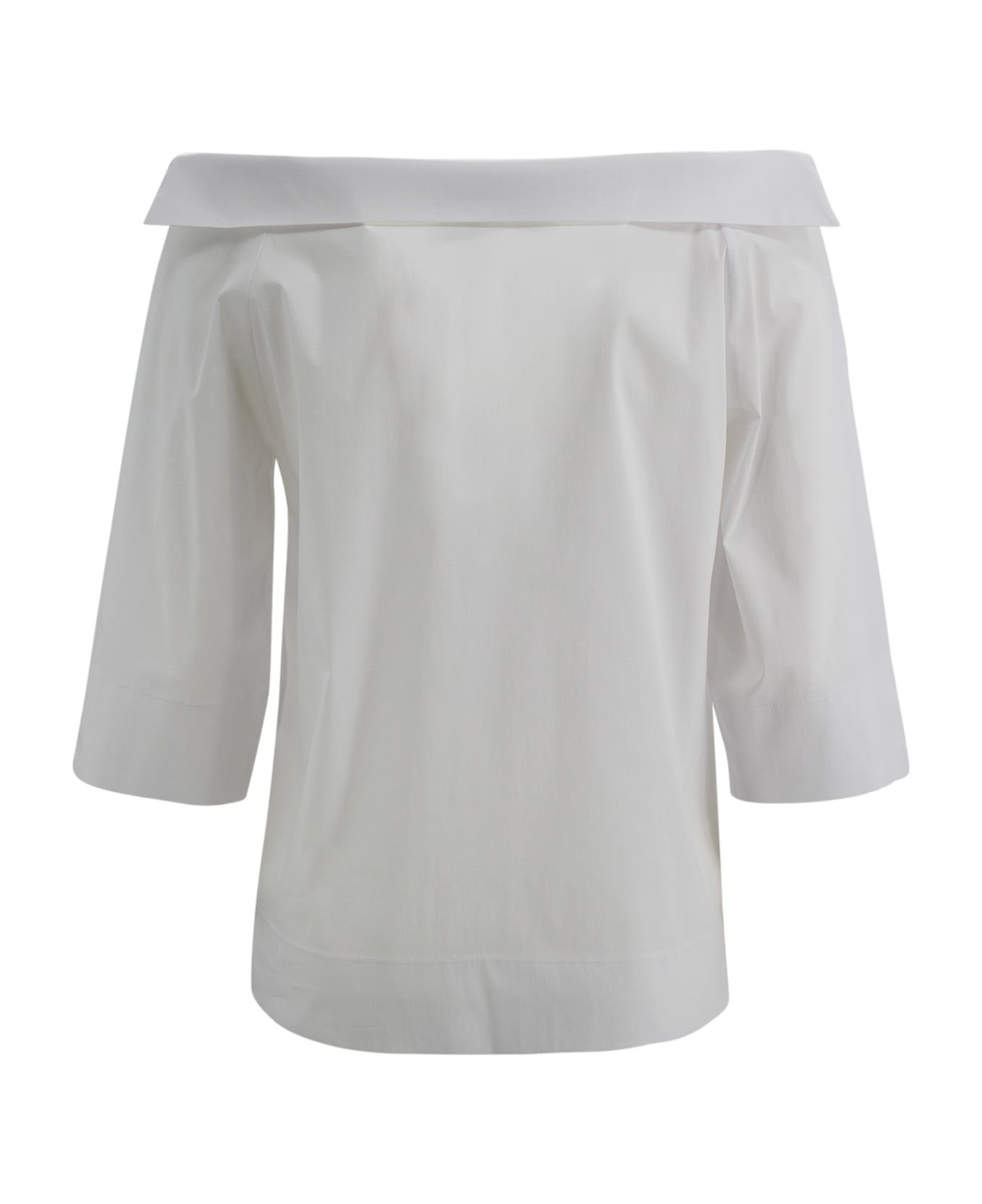 D.Exterior Cotton Shirt - White