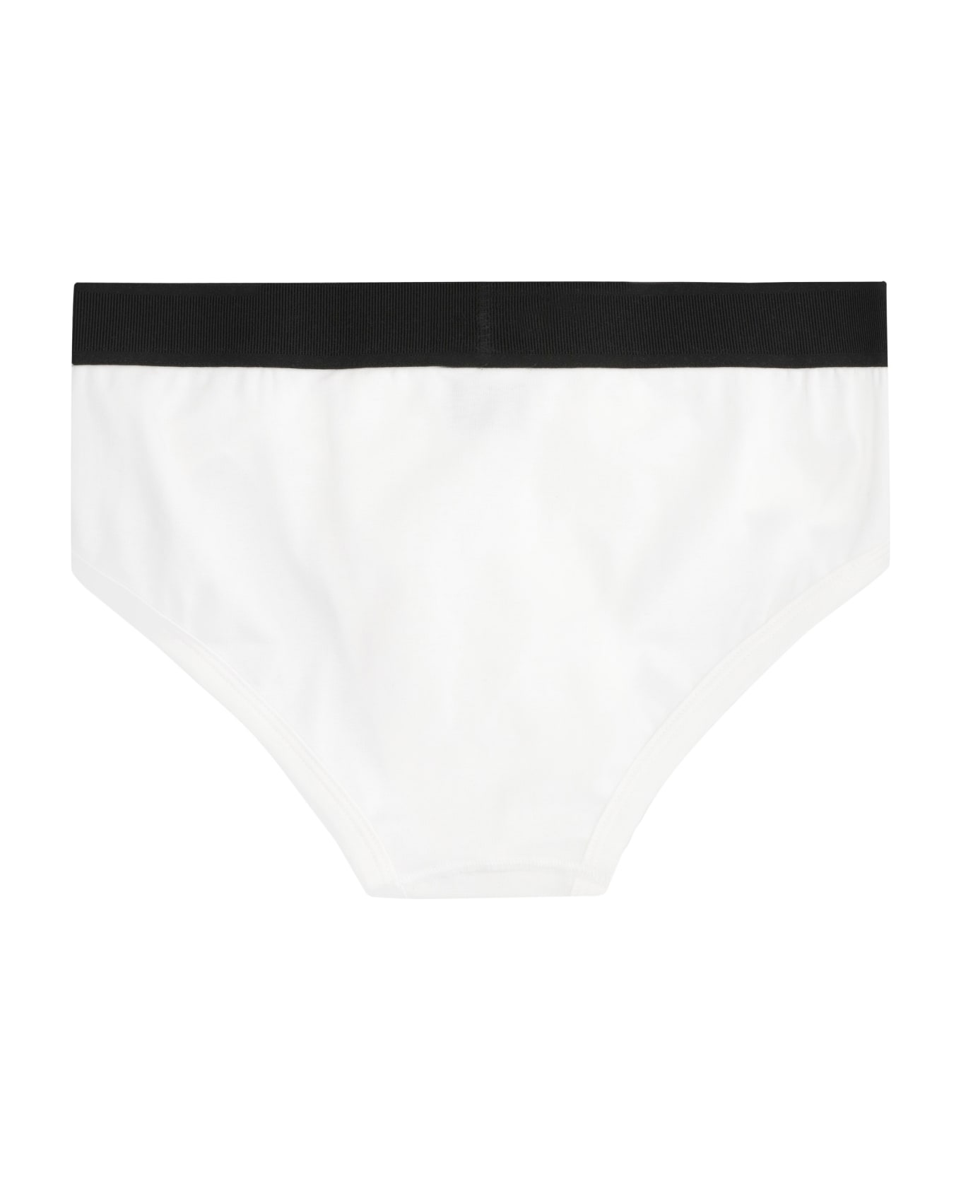 Tom Ford Cotton Briefs With Elastic Band - WHITE