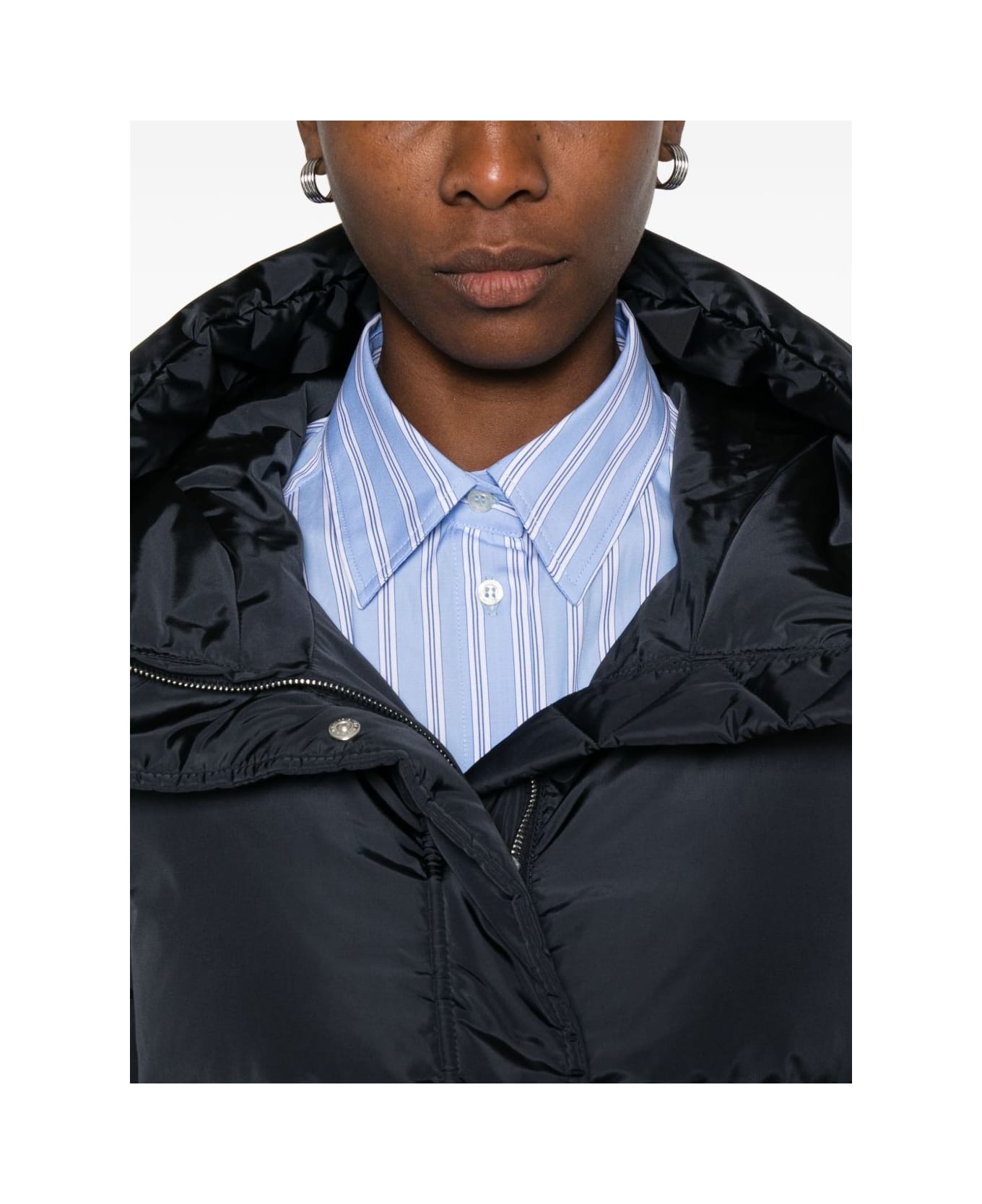 Lempelius Nev Nylon Down Jacket - Blue