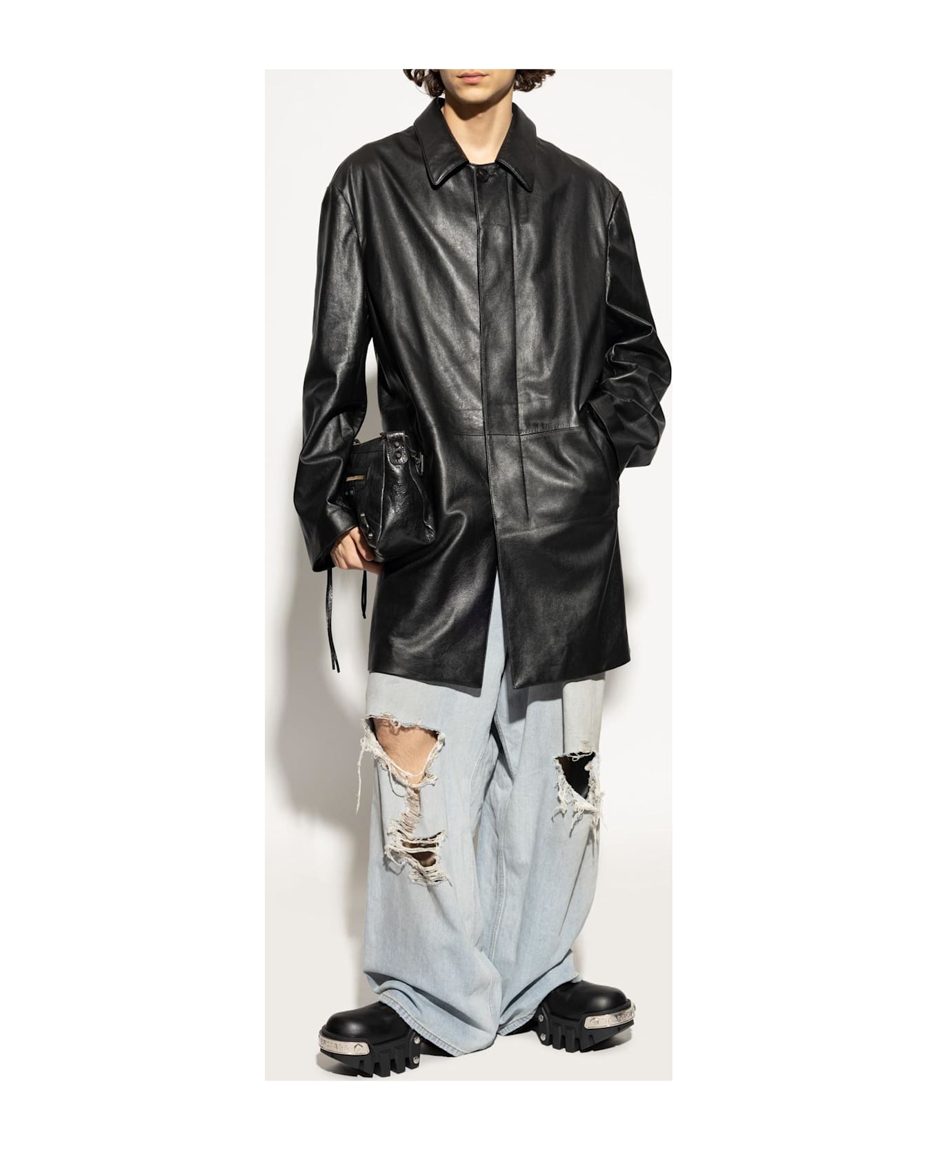 Balenciaga Shoulder Bag 
le City Moto Small
 - BLACK