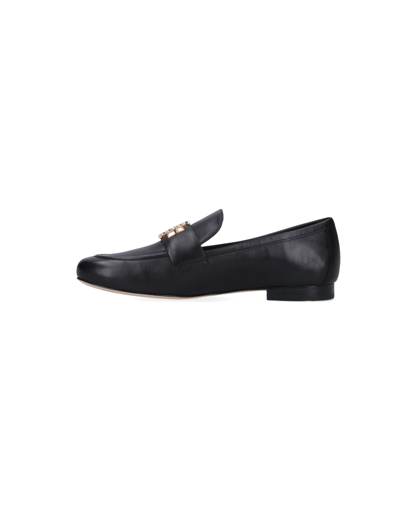 Tory Burch Loafers With "eleanor" Charm - Black  