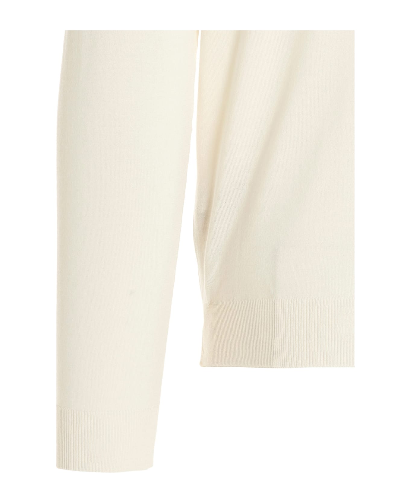 Zanone Flex Wool Gauge Sweater - White