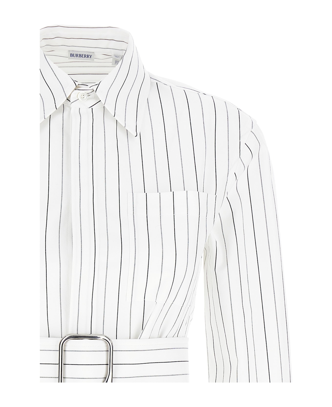 Burberry Striped Shirt - Red