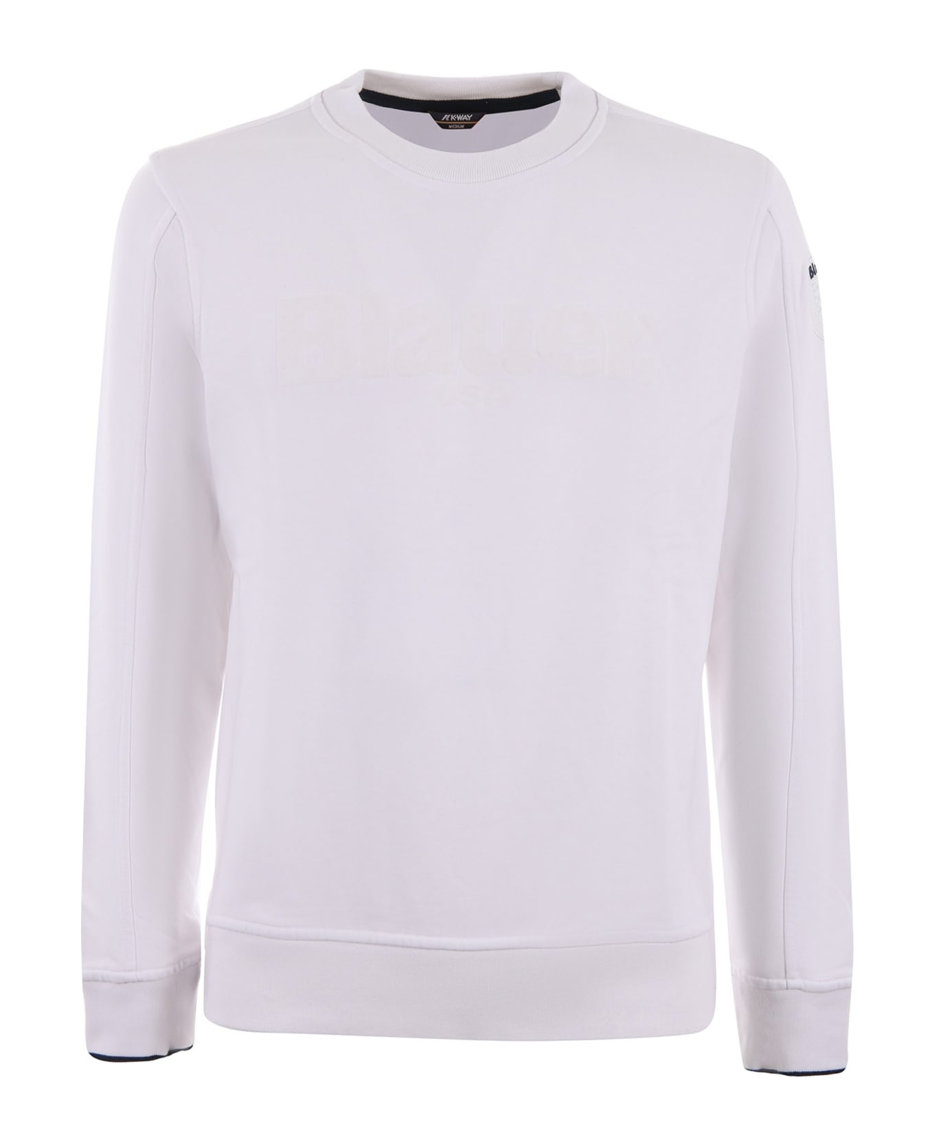 Blauer Sweatshirt - Bianco