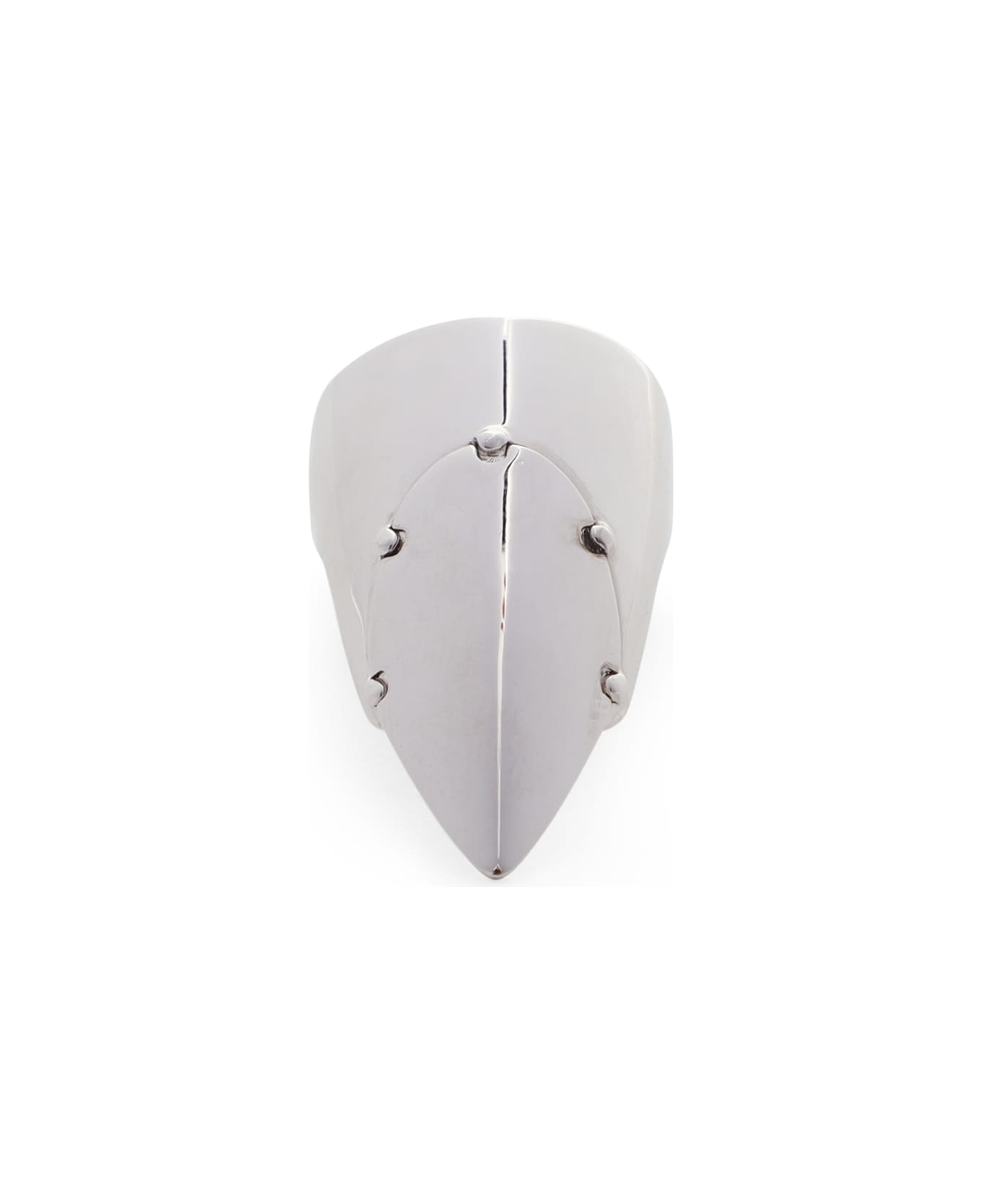 Jean Paul Gaultier Nail Ring - Silver