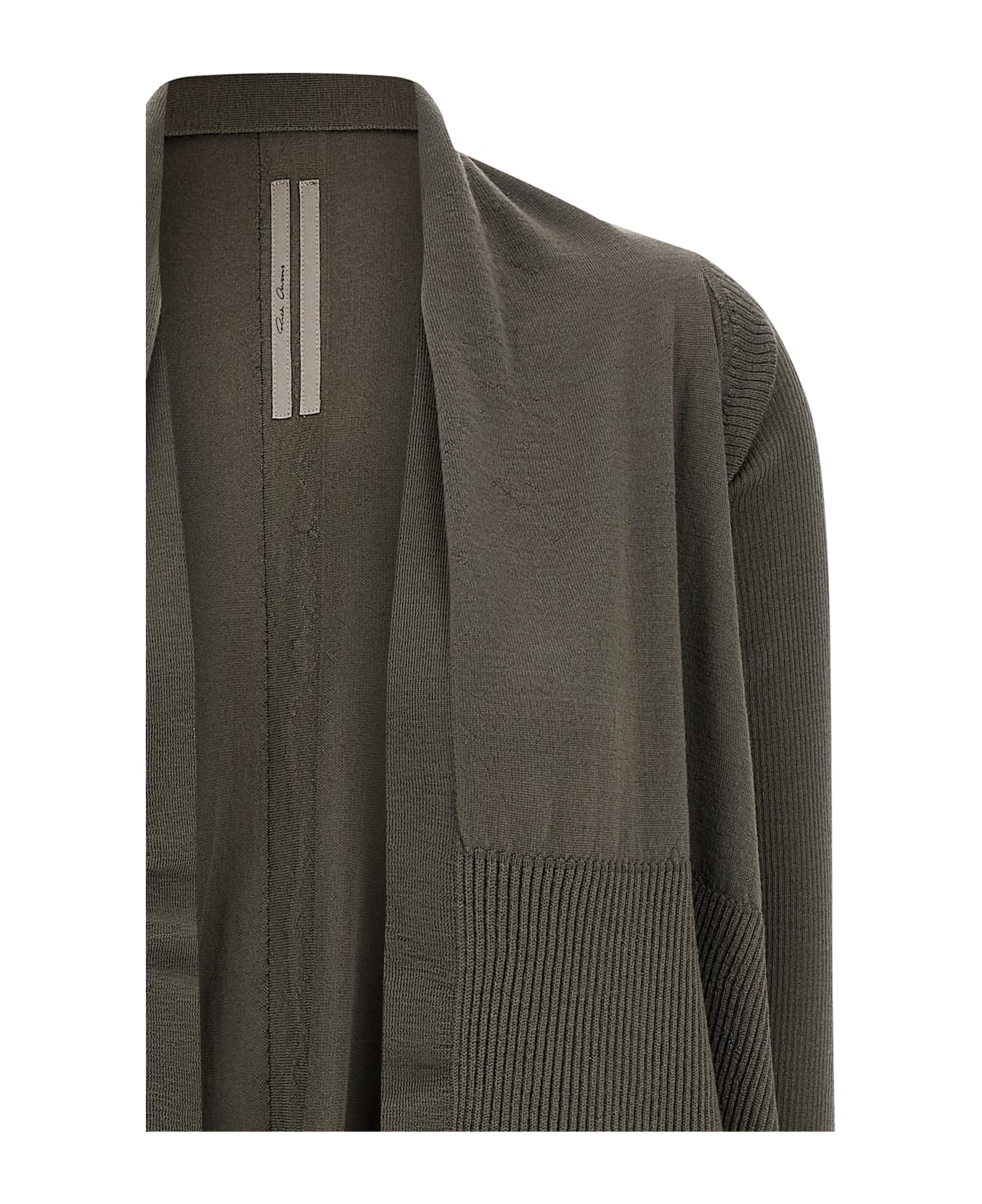 Rick Owens 'medium Wrap' Cardigan - Dust