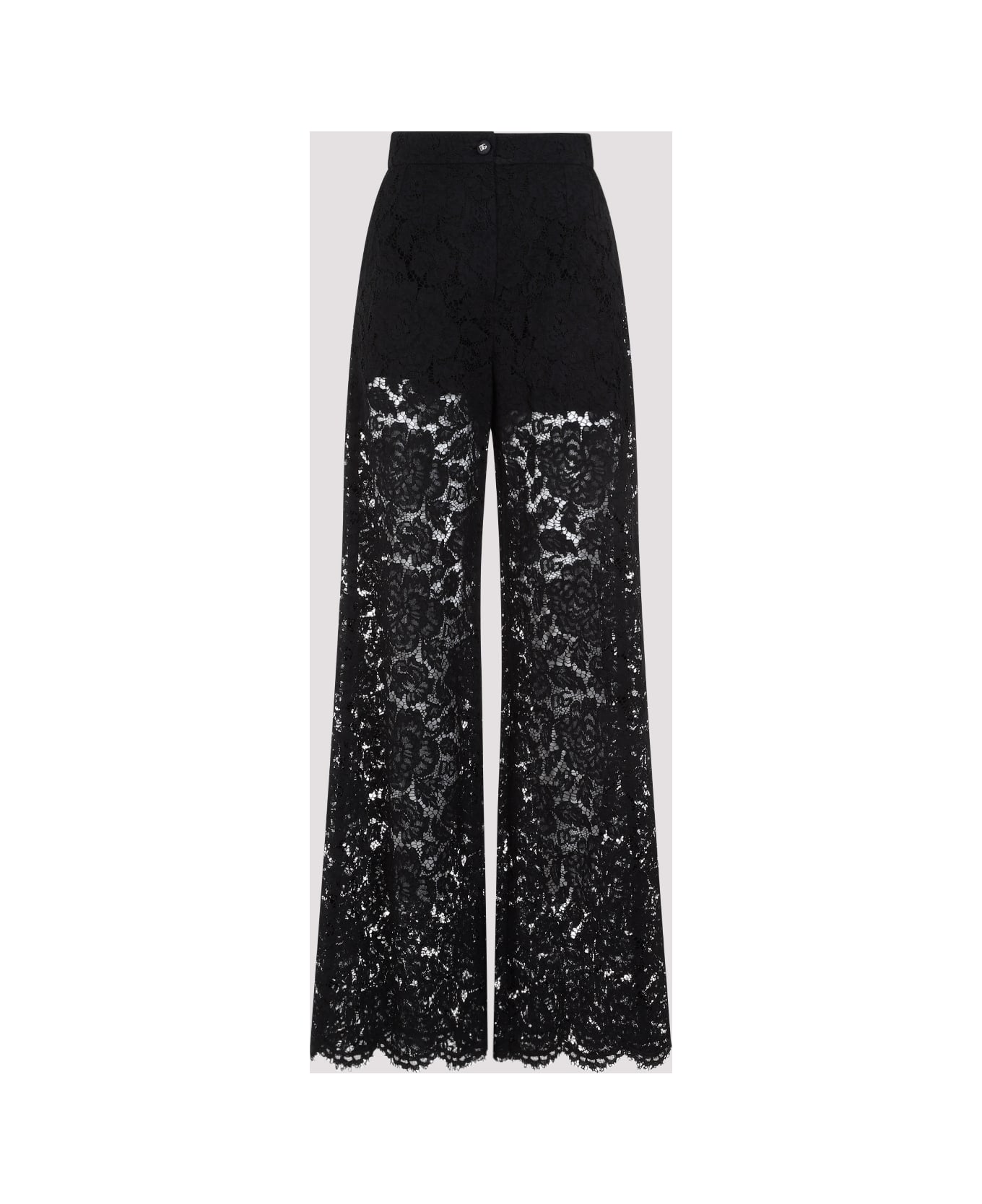 Dolce & Gabbana Lace Pants - Nero