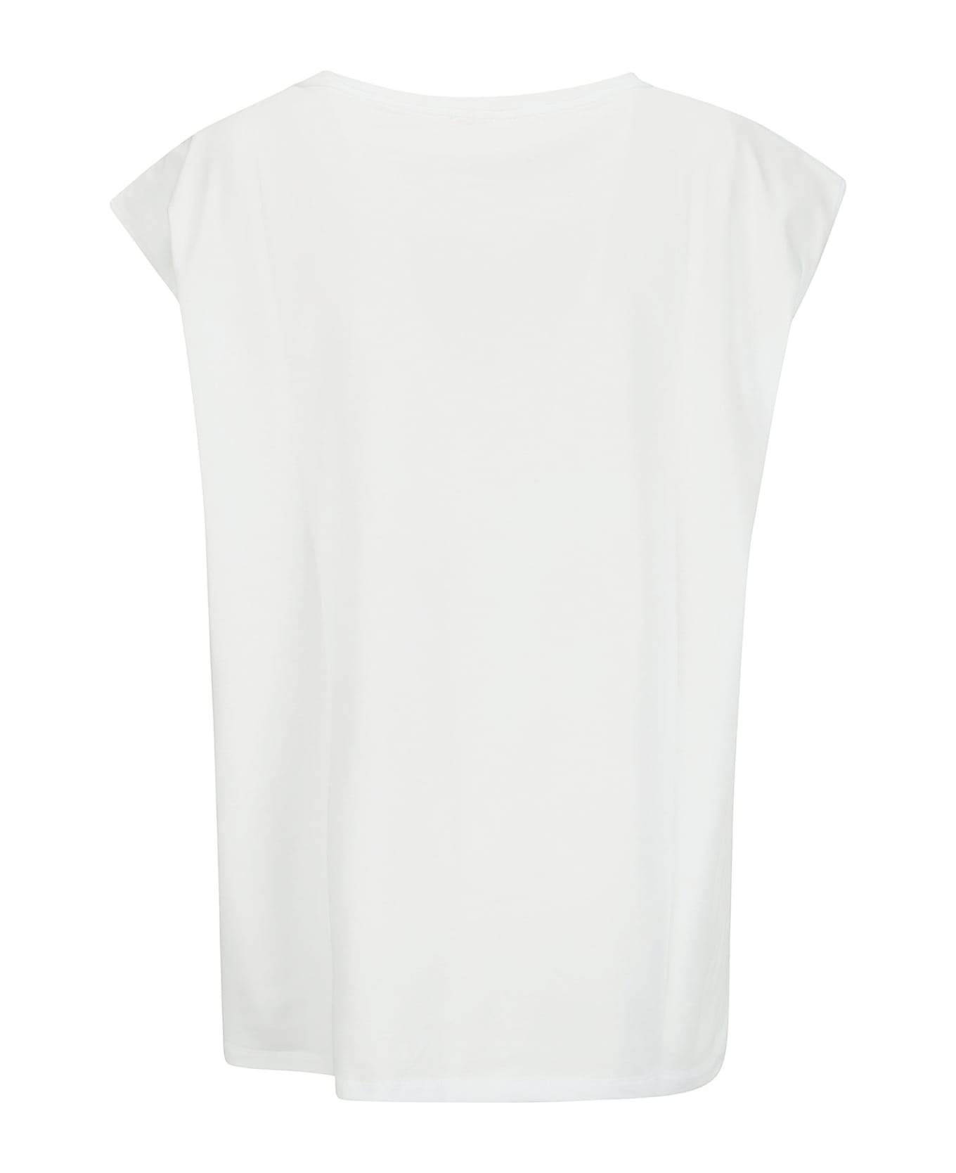 Hira Overall Cotton T-shirt - WHITE