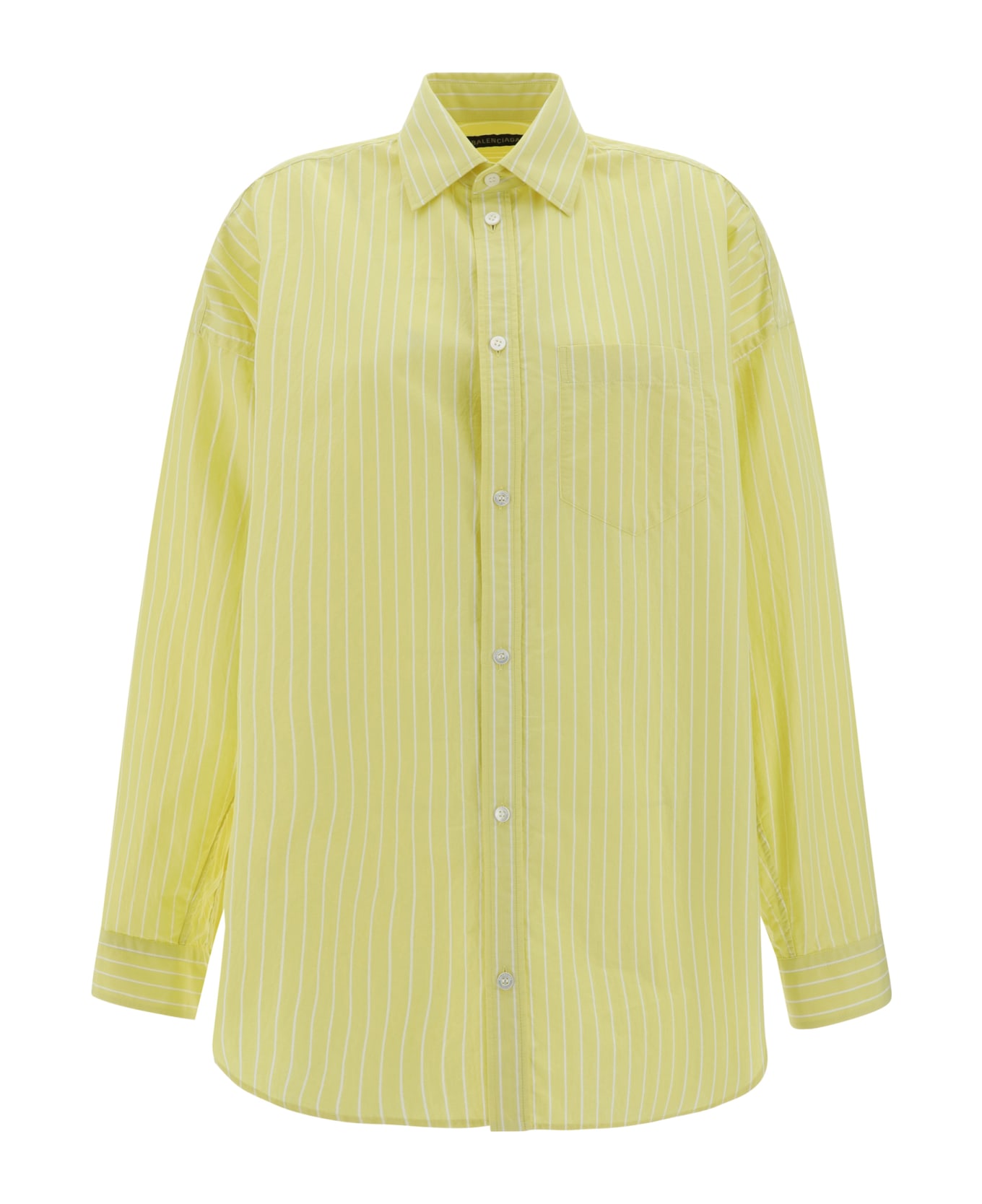 Balenciaga Cocoon Shirt - Light Yellow/white