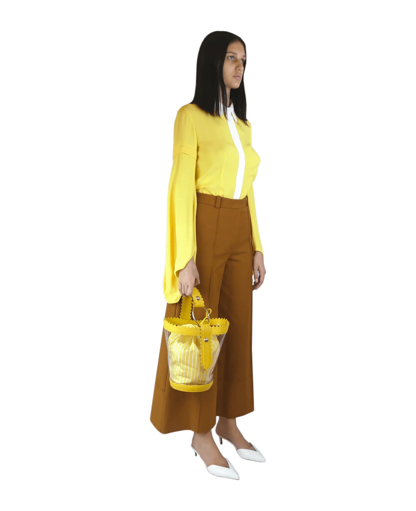 Sara Battaglia Helen Bucket - Yellow PVC