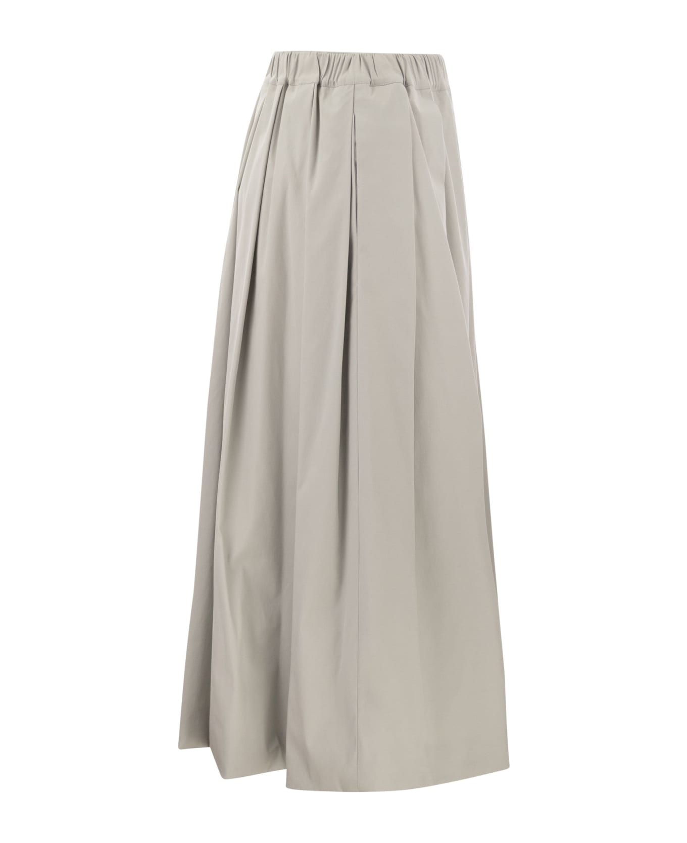 Fabiana Filippi Wide Skirt In Technical Cotton Fabiana Filippi - WHITE