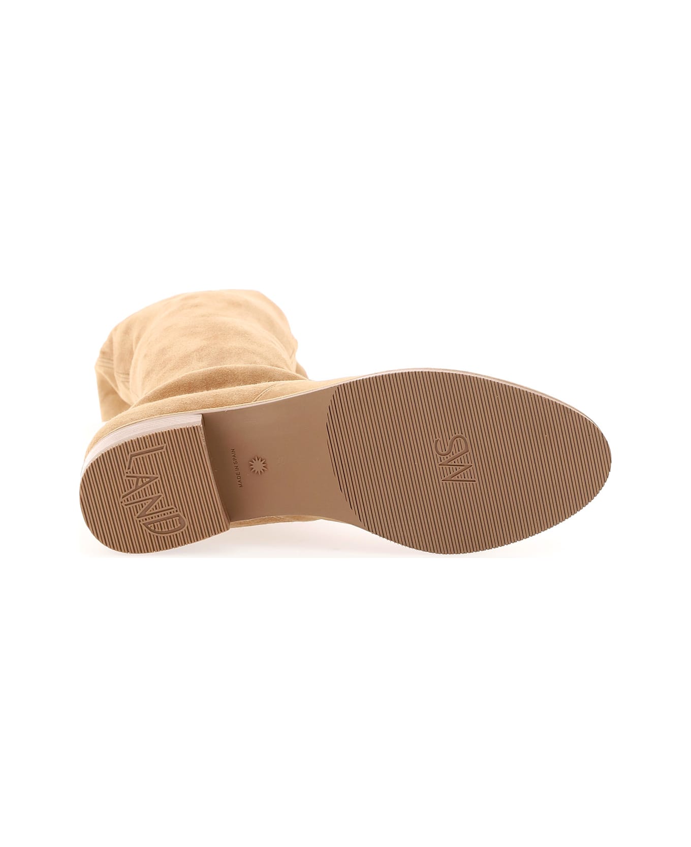 Stuart Weitzman Suede Lowland Boots - TAN (Beige)