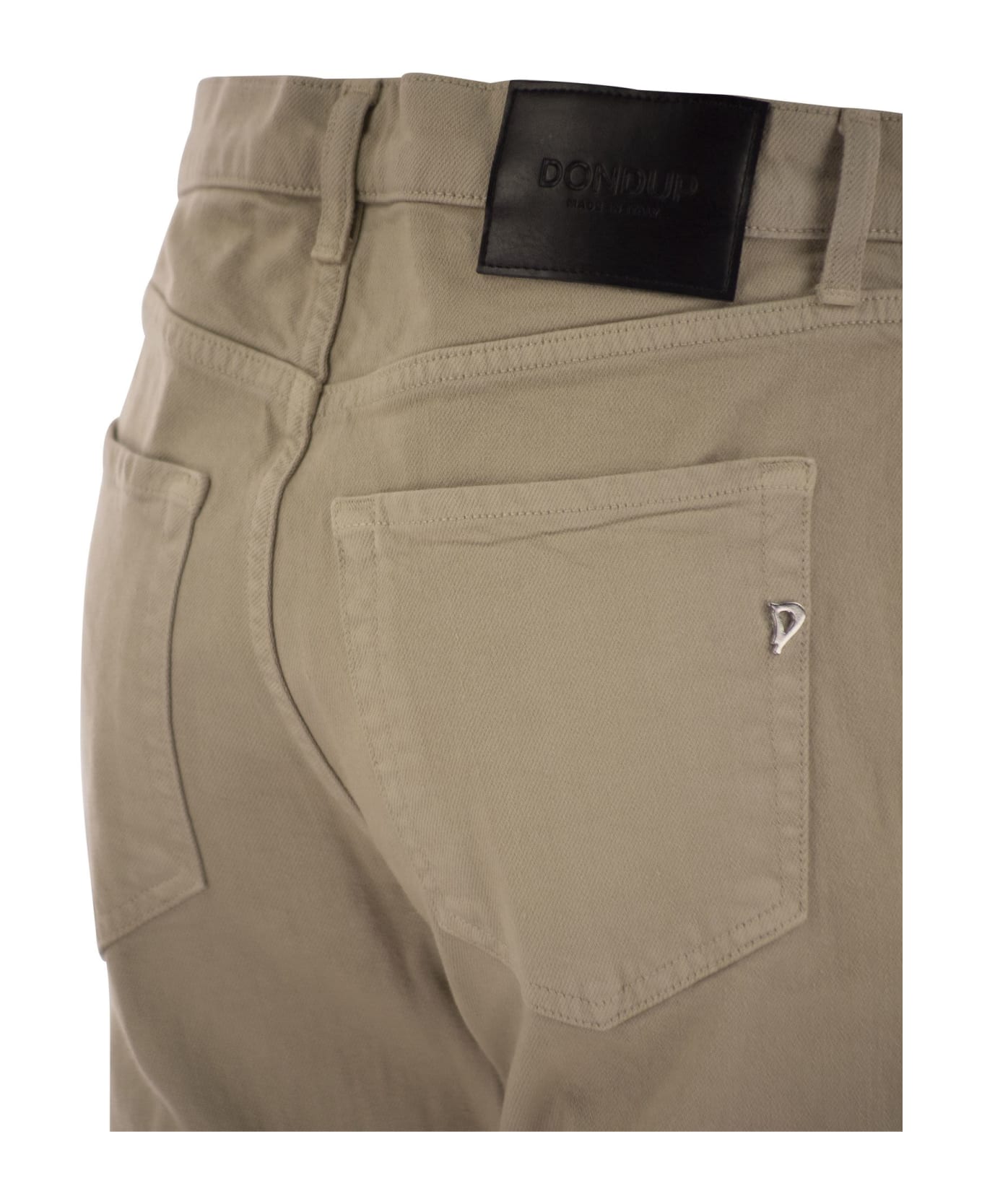 Dondup Icon - Five Pocket Denim Trousers - Beige
