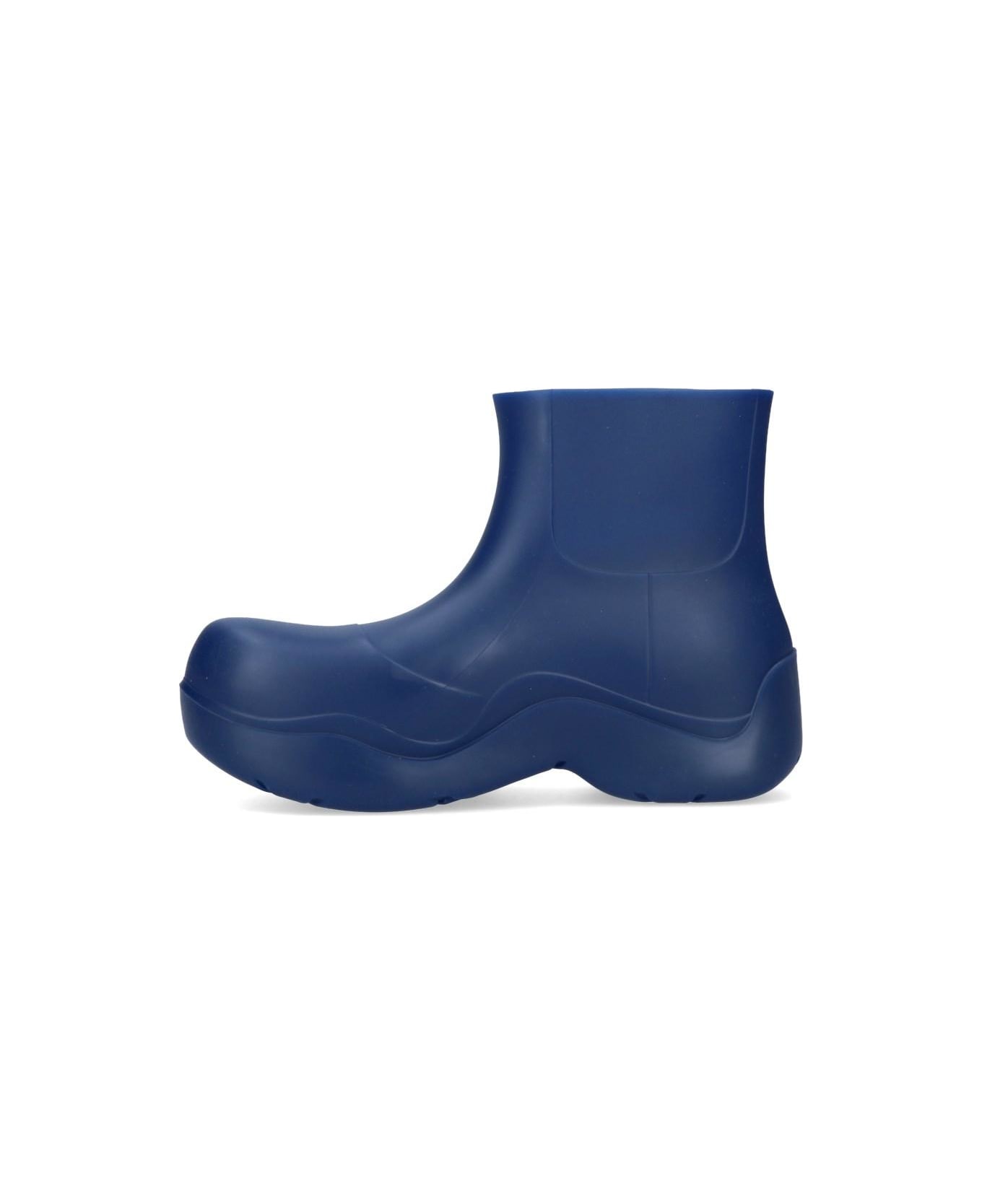 Bottega Veneta Puddle Ankle Boots - AZURE