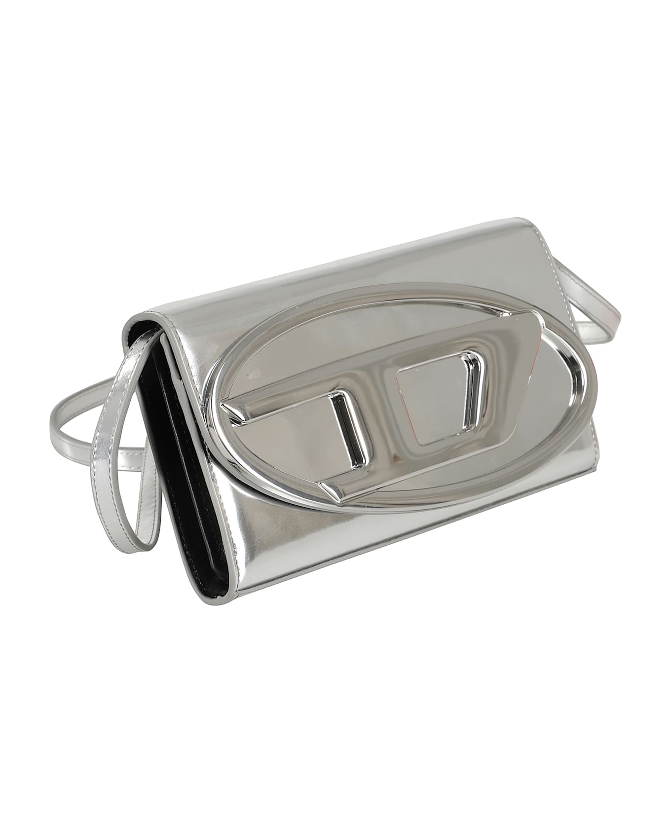 Diesel 1dr Wallet Strap - Silver