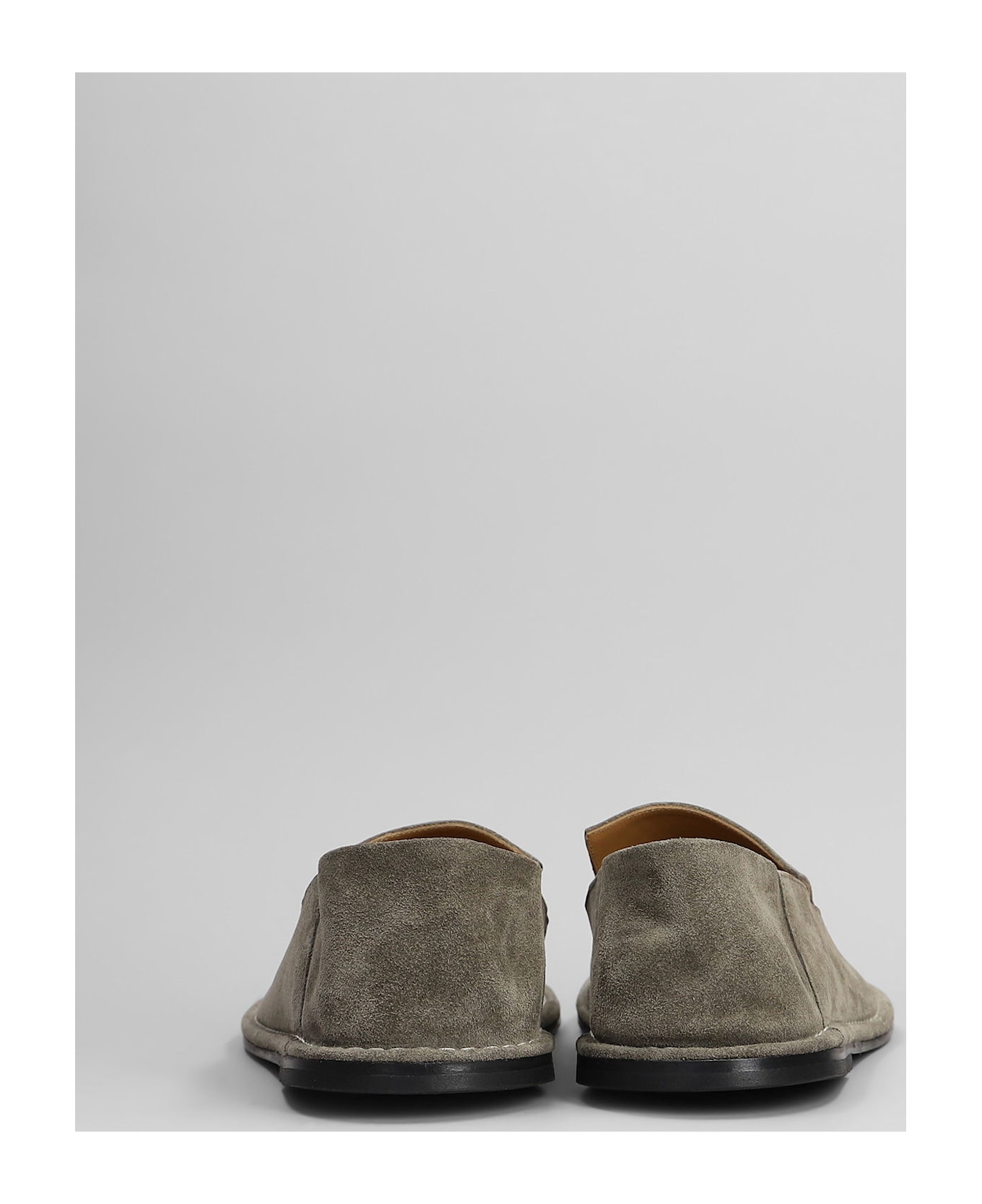 Ami Alexandre Mattiussi Slipper-mule In Grey Suede - grey