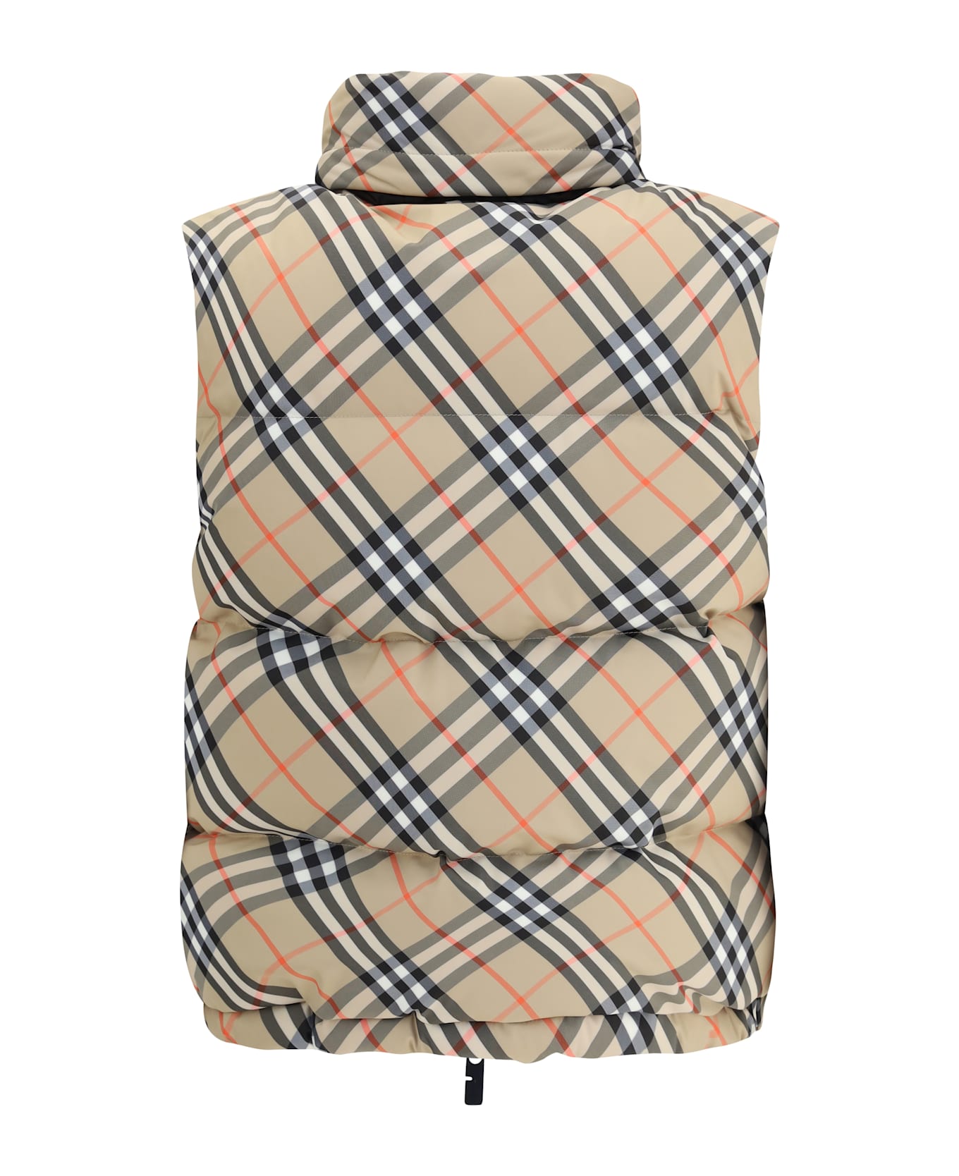 Burberry Check Vest Down Jacket