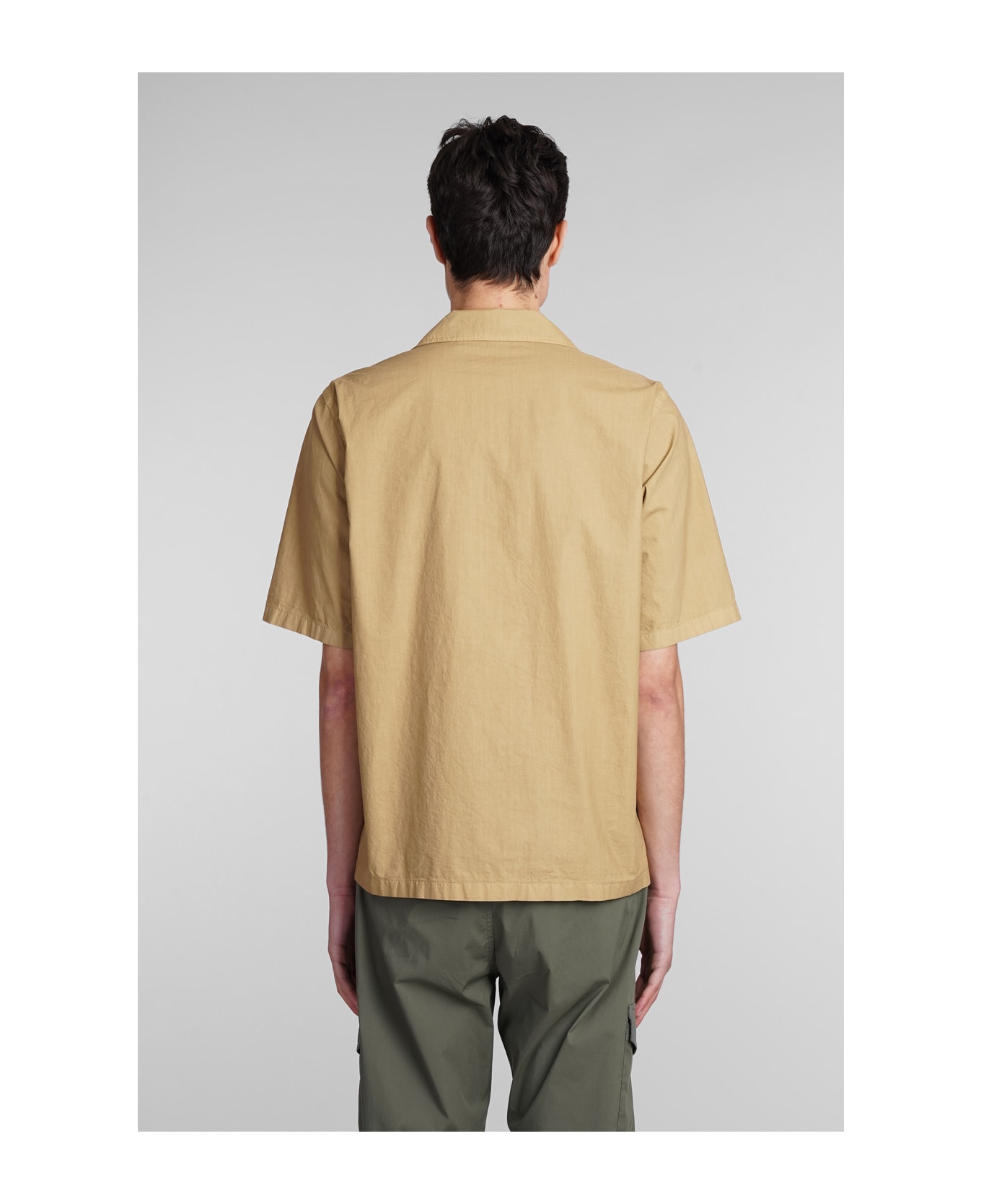 Aspesi Camicia Ago Shirt In Beige Cotton - beige