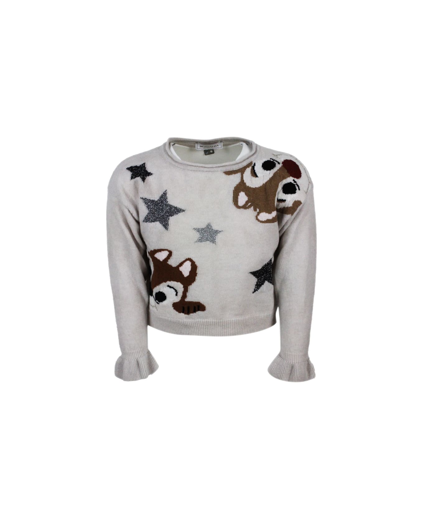 Monnalisa Sweater - Beige
