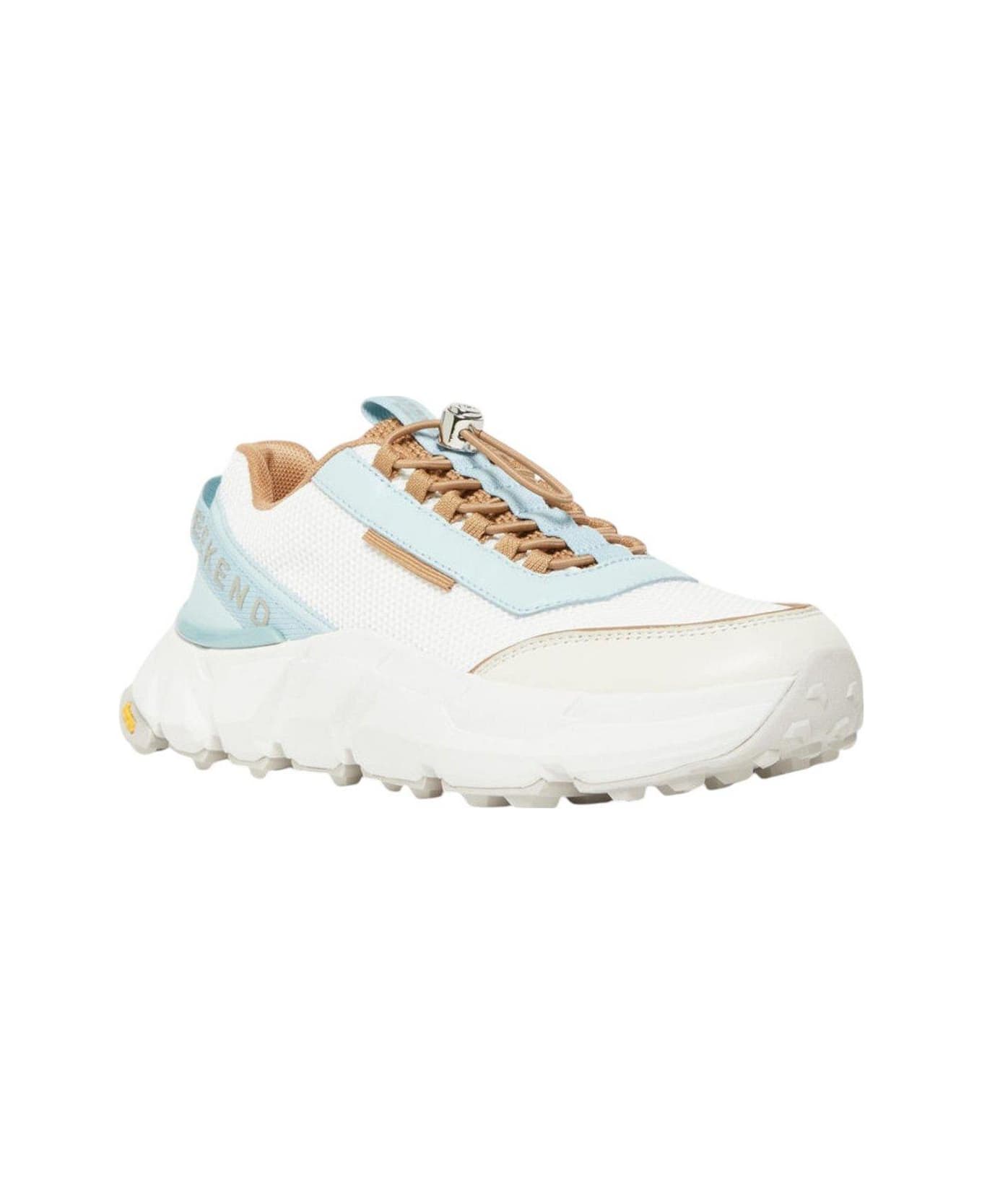 Weekend Max Mara Albatro Lace-up Sneakers - White