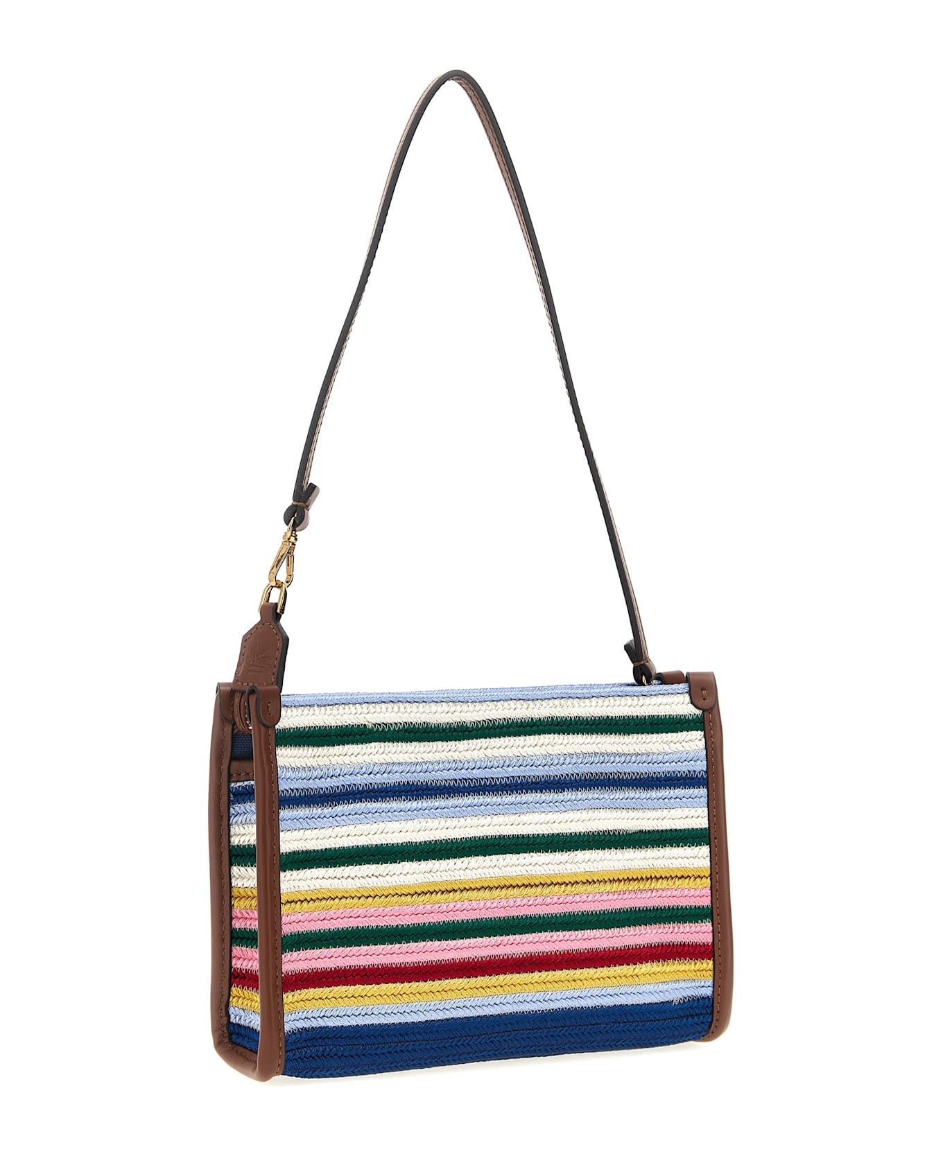 Etro Striped Viscose Pouch - Multicolor