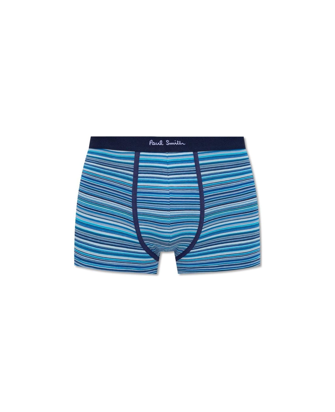 Paul Smith Boxers With Logo - Blue
